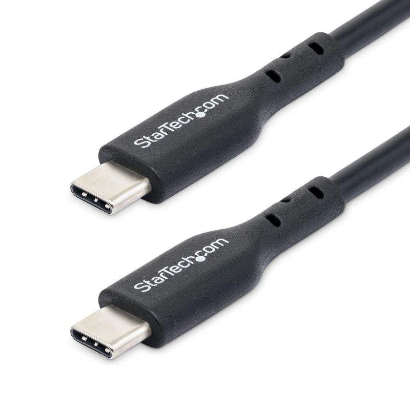 Detalle de StarTech Cable de Carga USB-C de 3 m PD 60W 3A Macho a Macho Gris