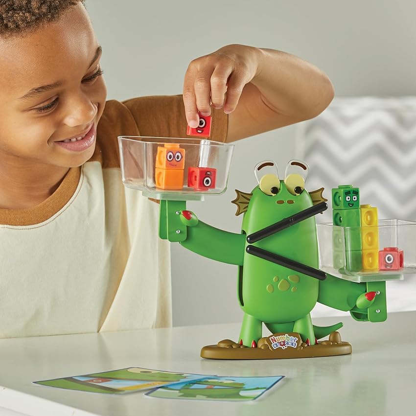 Thumbnail 4 de Learning Resources Balanza Interactiva Blockzee 61 cubos 🎲