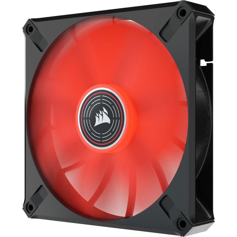 Detalle 2 de Corsair ML140 LED ELITE Premium: ventilador PWM de levitación magnética 140 mm, Rojo