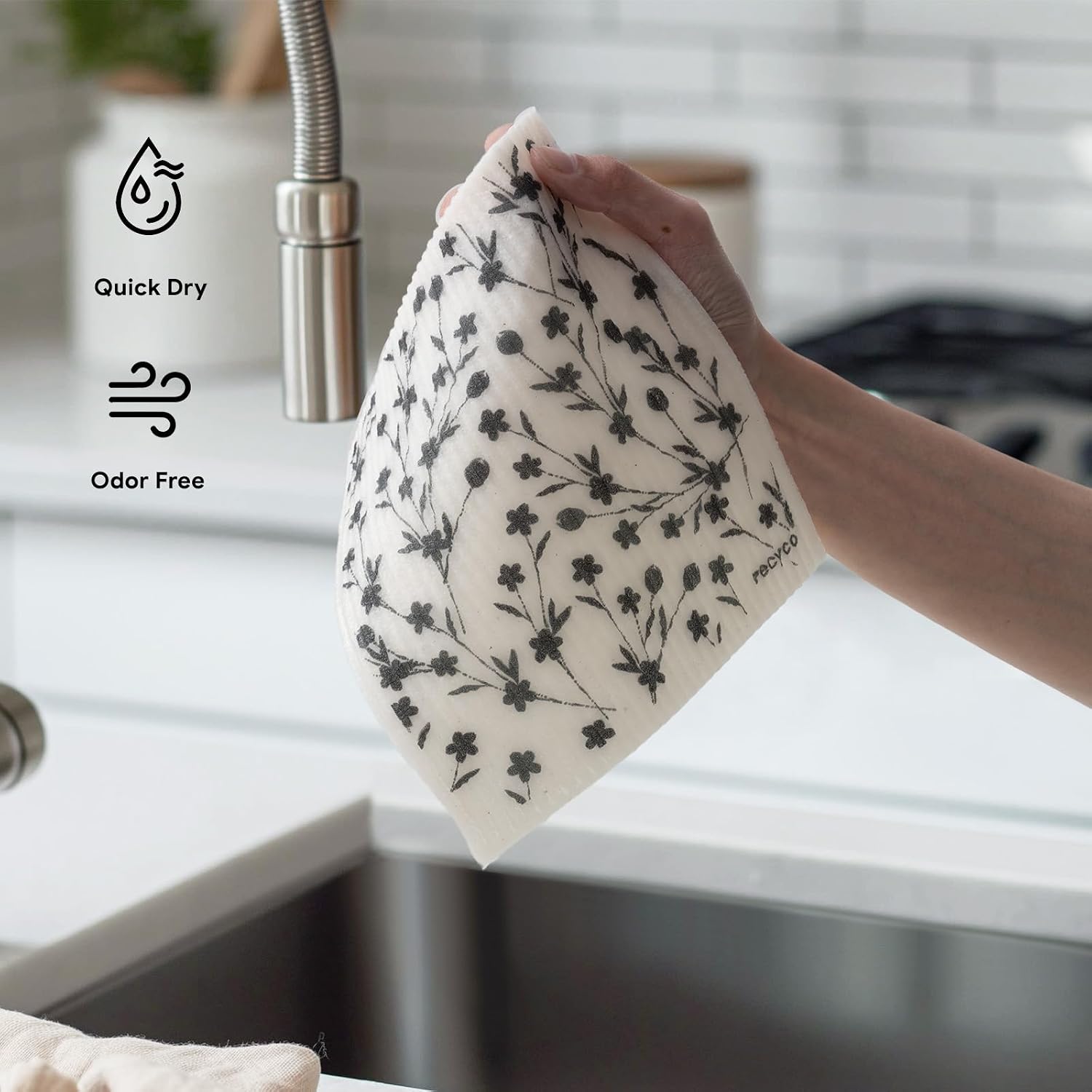 Thumbnail 5 de RECYCO 5-Pack Geometric Dishcloths