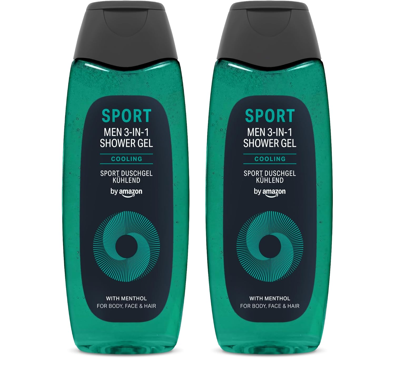 Detalle 2 de by Amazon Gel douche Fraîcheur 3-en-1 pour homme — 2 × 500 ml