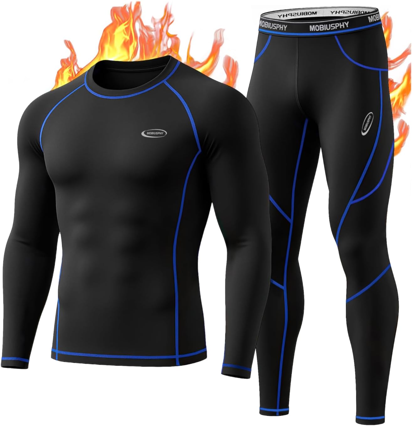 MOBIUSPHY Thermounterwäsche Herren Thermo-Set