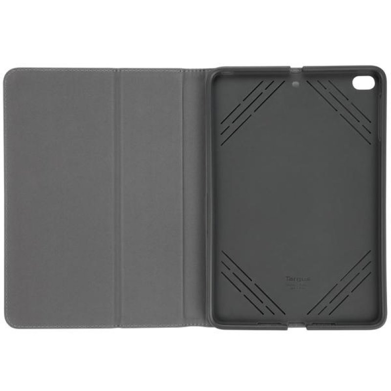 Detalle de Targus Click-In Funda Negra para iPad Mini 2/3/4/5 Gen – protección inteligente y manejo cómodo