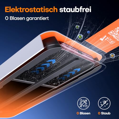 Detalle de TAURI Panzerglas für iPhone 18 Pro 6,3 Zoll – 2er Set