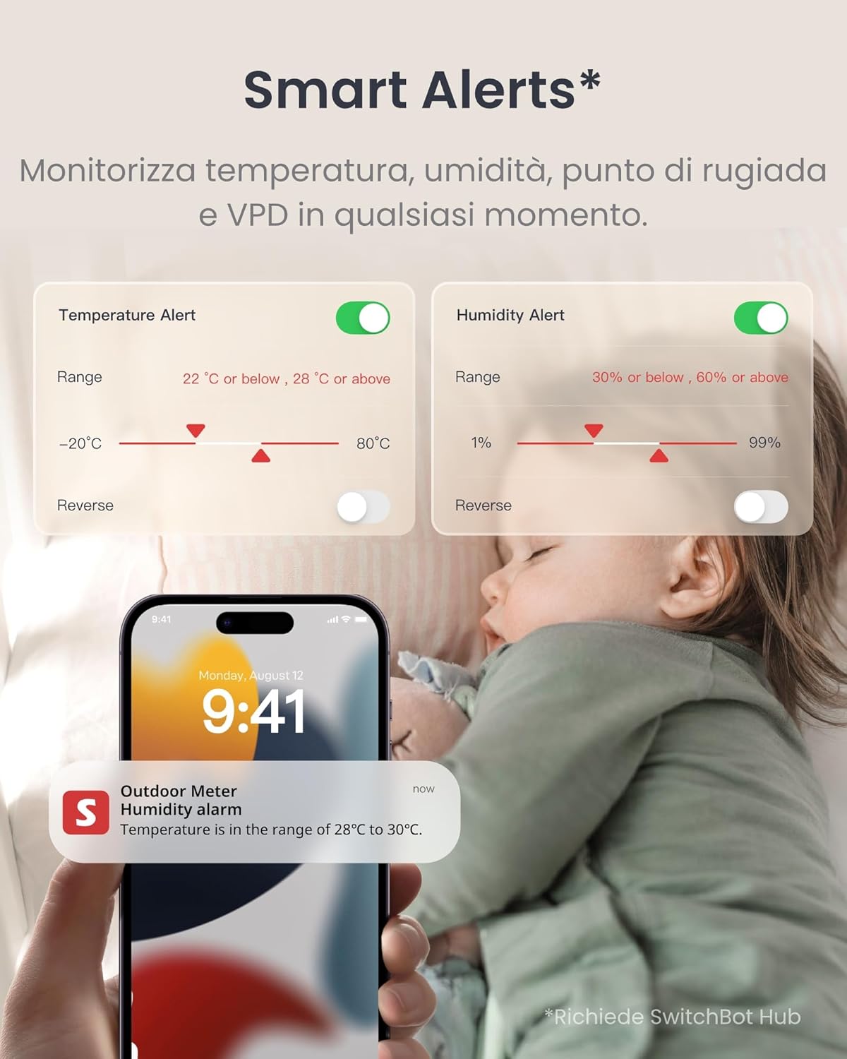 Thumbnail 4 de SwitchBot Termometro igrometro WiFi 3 pezzi