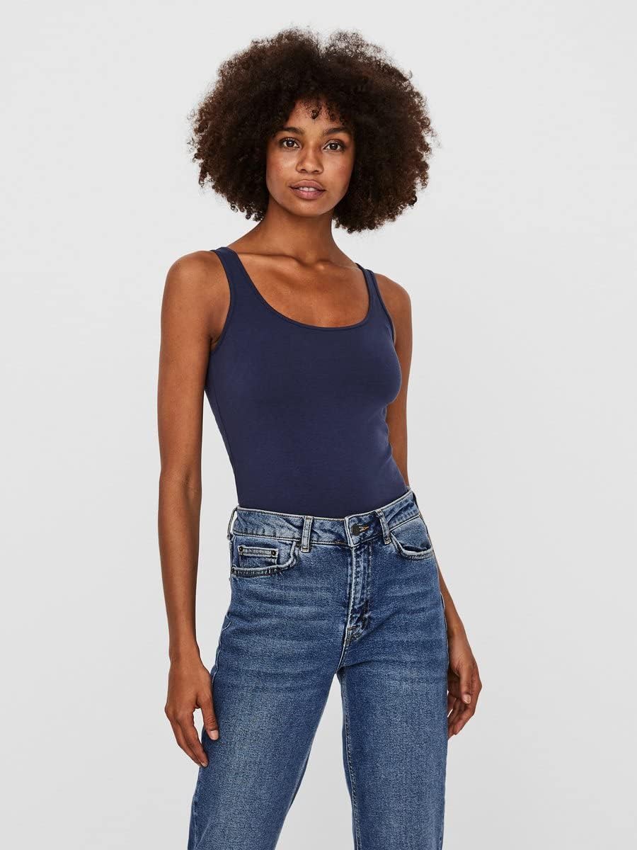 Detalle 2 de VERO MODA VMMaxi My Soft Long Basic – długi damski top z elastanem