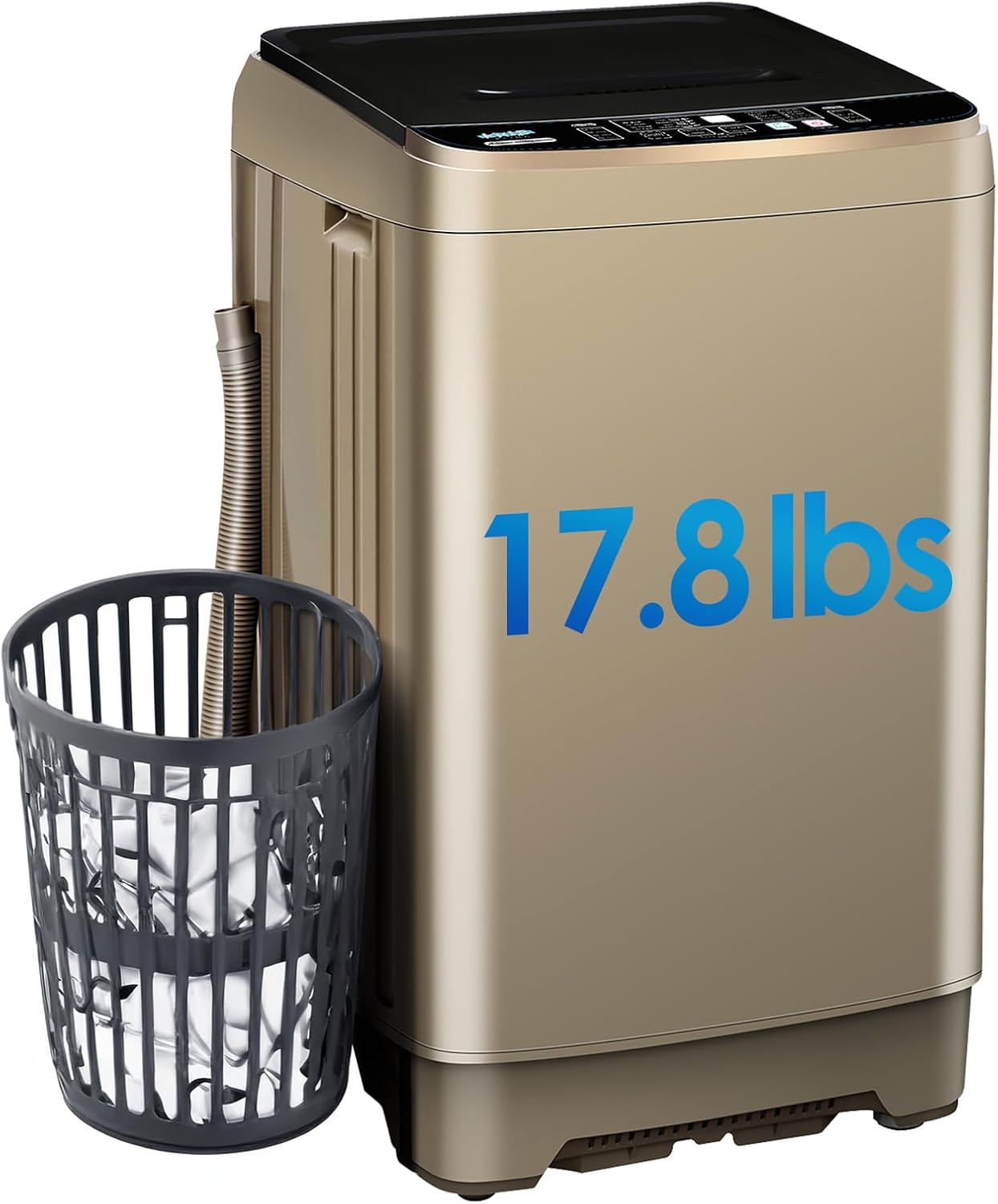 Detalle de Anypro XQB201A-GOLD6 Fully Automatic Washer and Spinner Combo, Gold