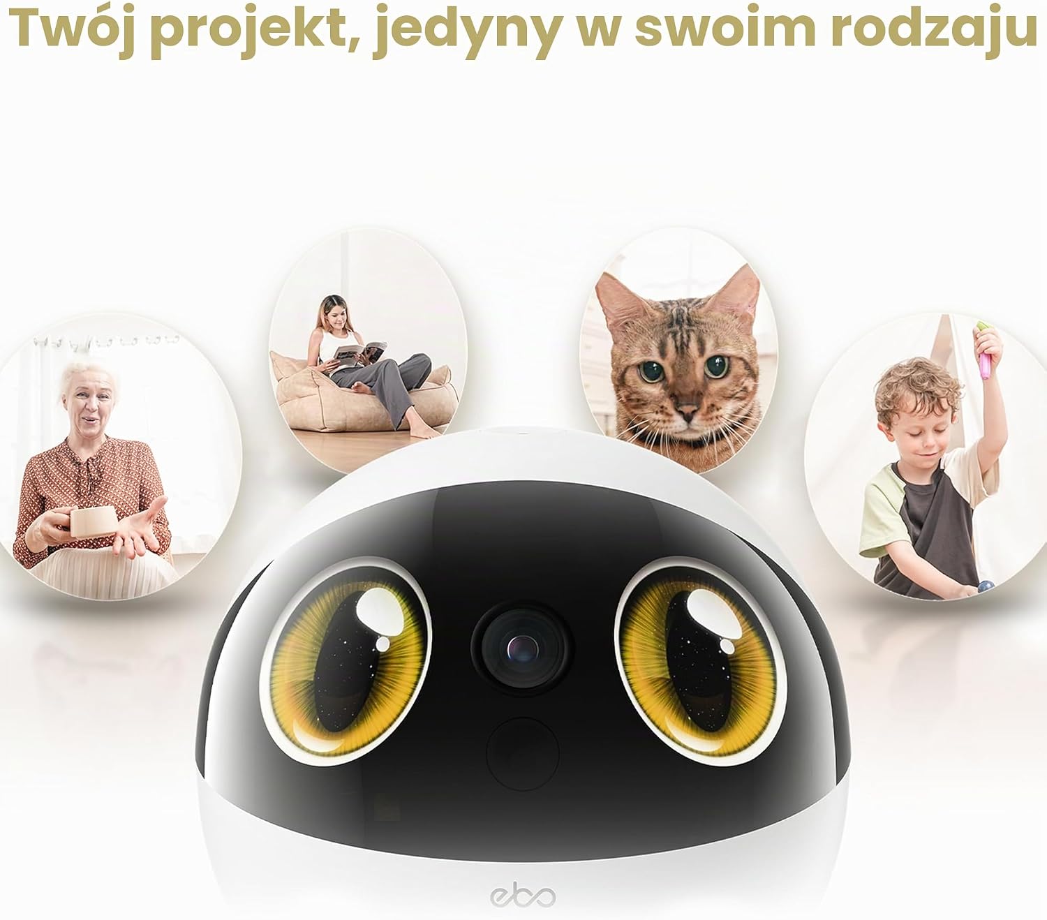 Thumbnail 6 de Enabot EBO Air 2S FamilyBot – mobilna kamera 2,5K z dwukierunkowym dźwiękiem