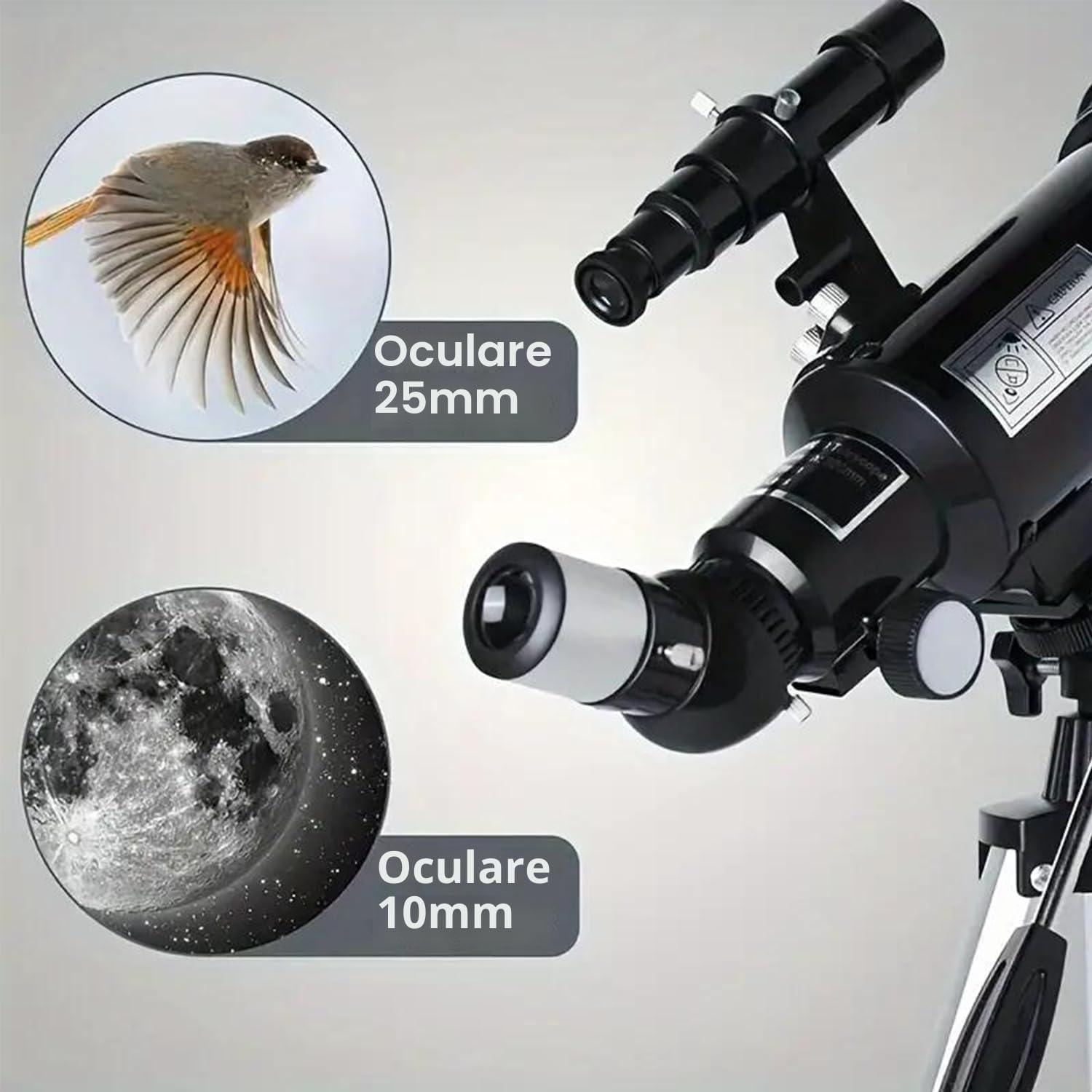 Detalle 2 de Misilmp Telescopio 70 mm per astronomia