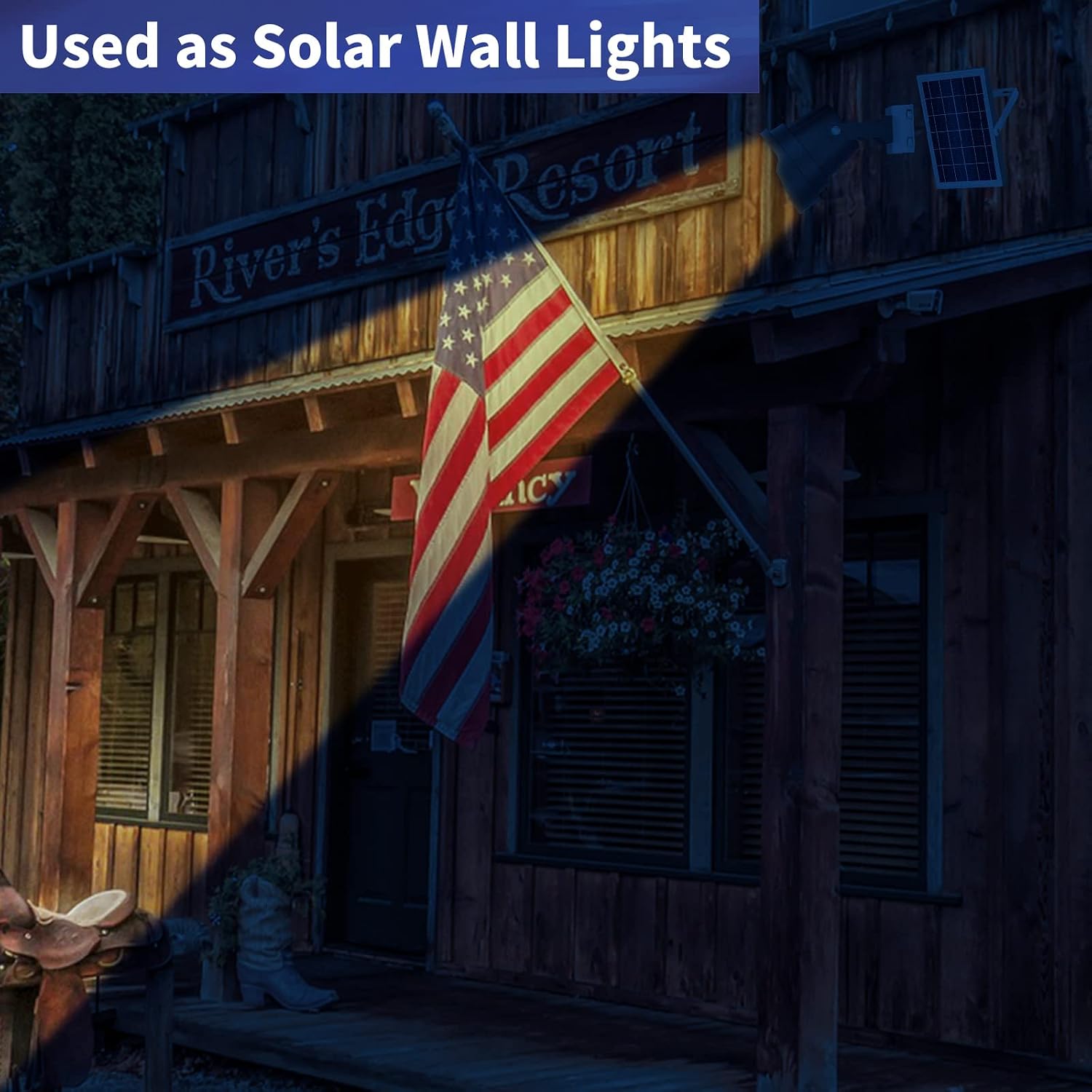 Detalle 2 de Ofuray Solar Flagpole Light, 5200mAh Battery