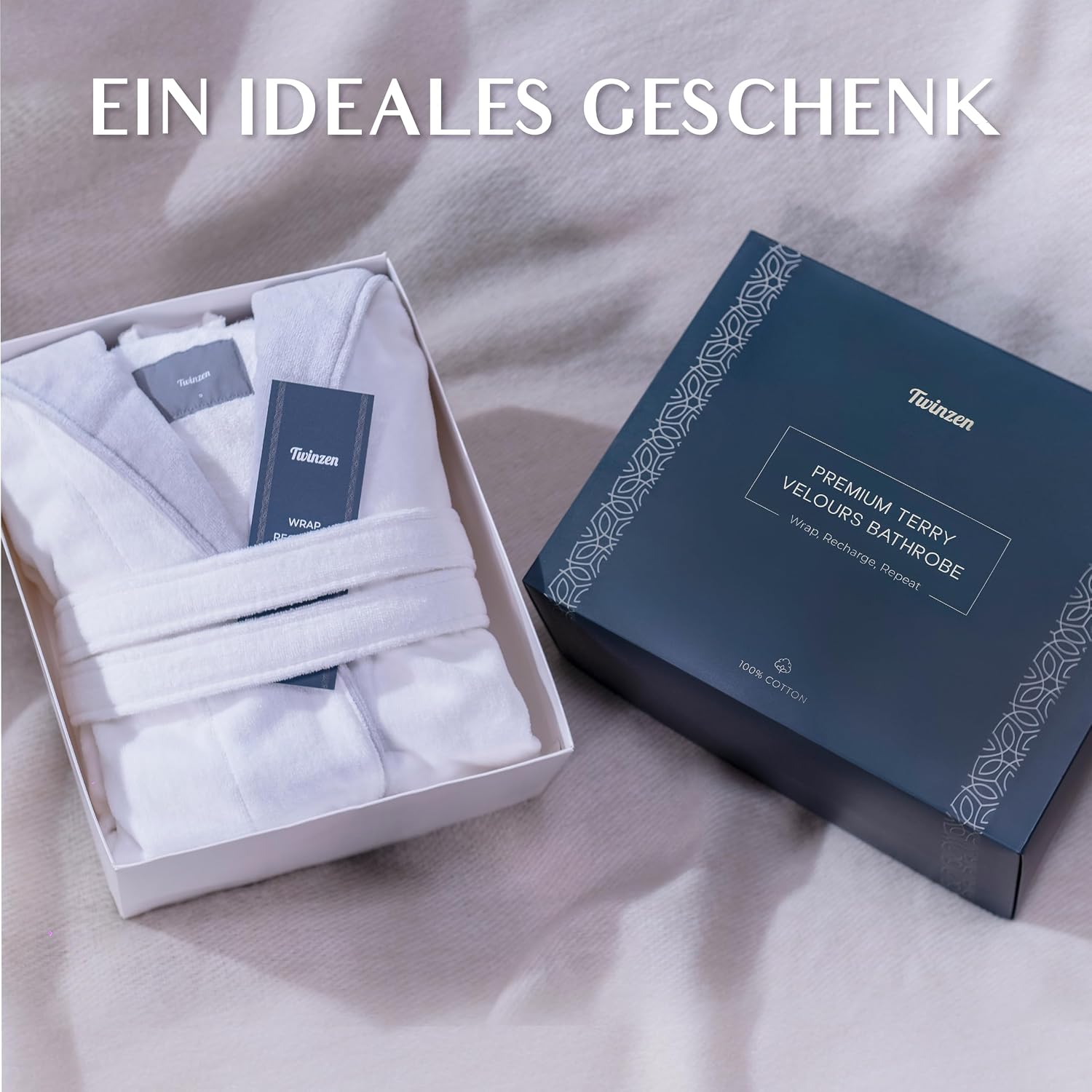 Thumbnail 5 de Twinzen Bademantel Damen 360 g/m²