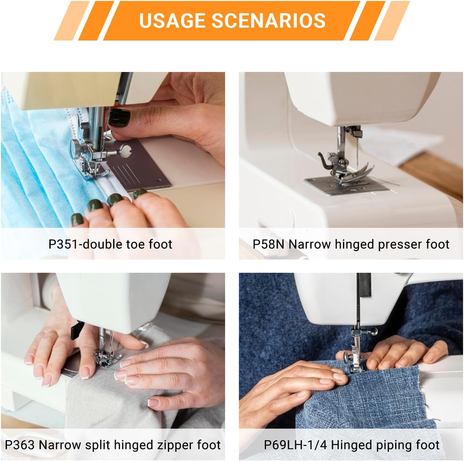 Thumbnail 3 de Pieds presseurs Juki pour machines DDL-5550 8500 8700 9000 ⚙