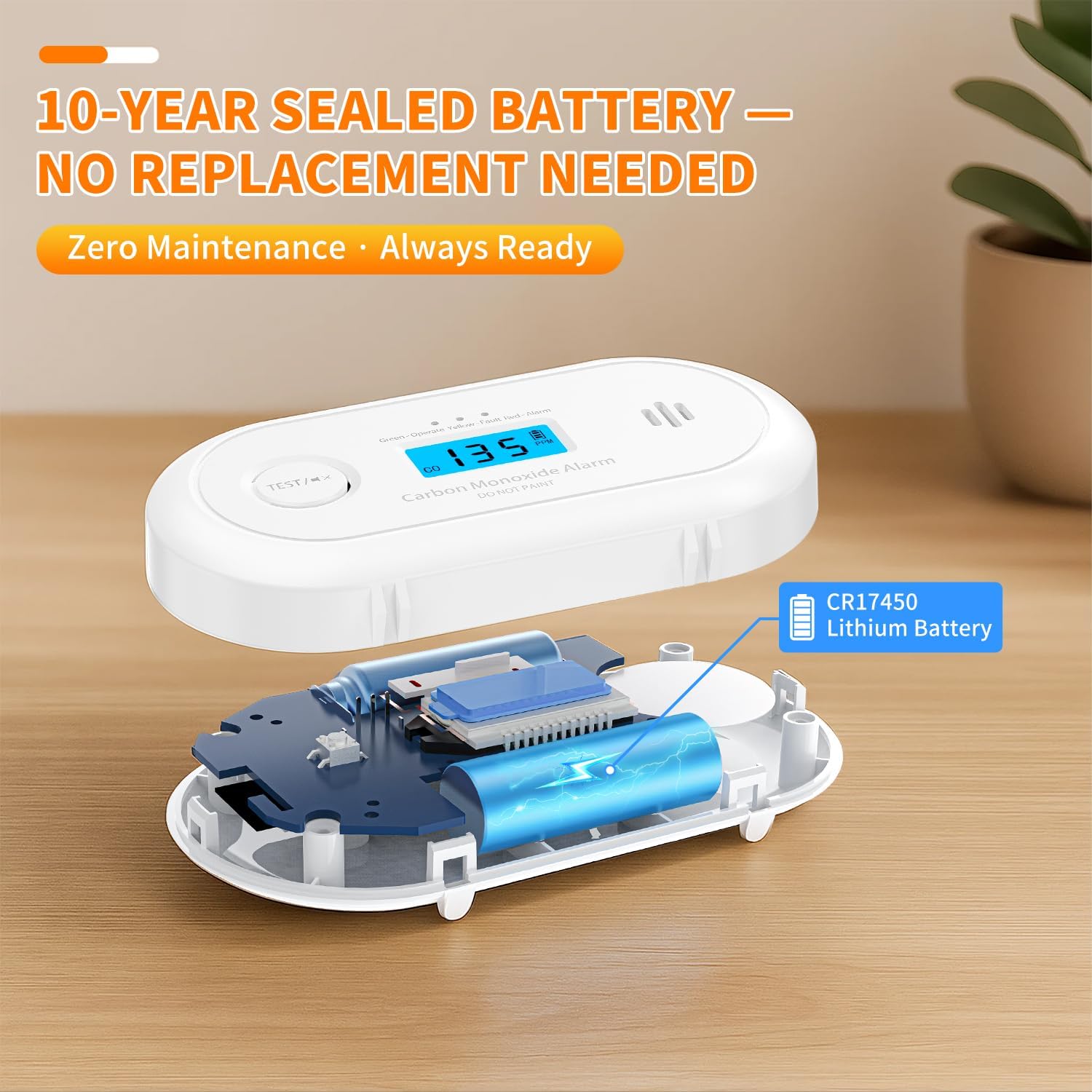 Thumbnail 2 de Alertlink VC22R Carbon Monoxide Detector