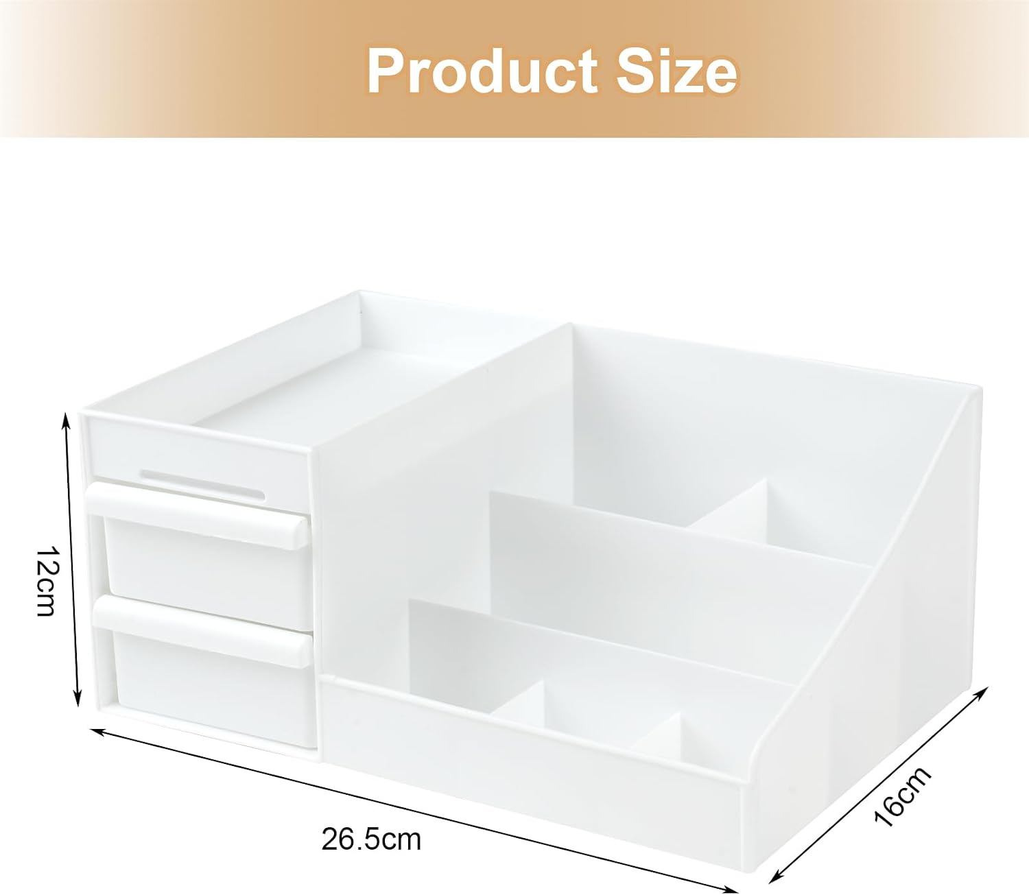 Detalle 2 de URAQT Porta Trucchi Organizer 8 scomparti