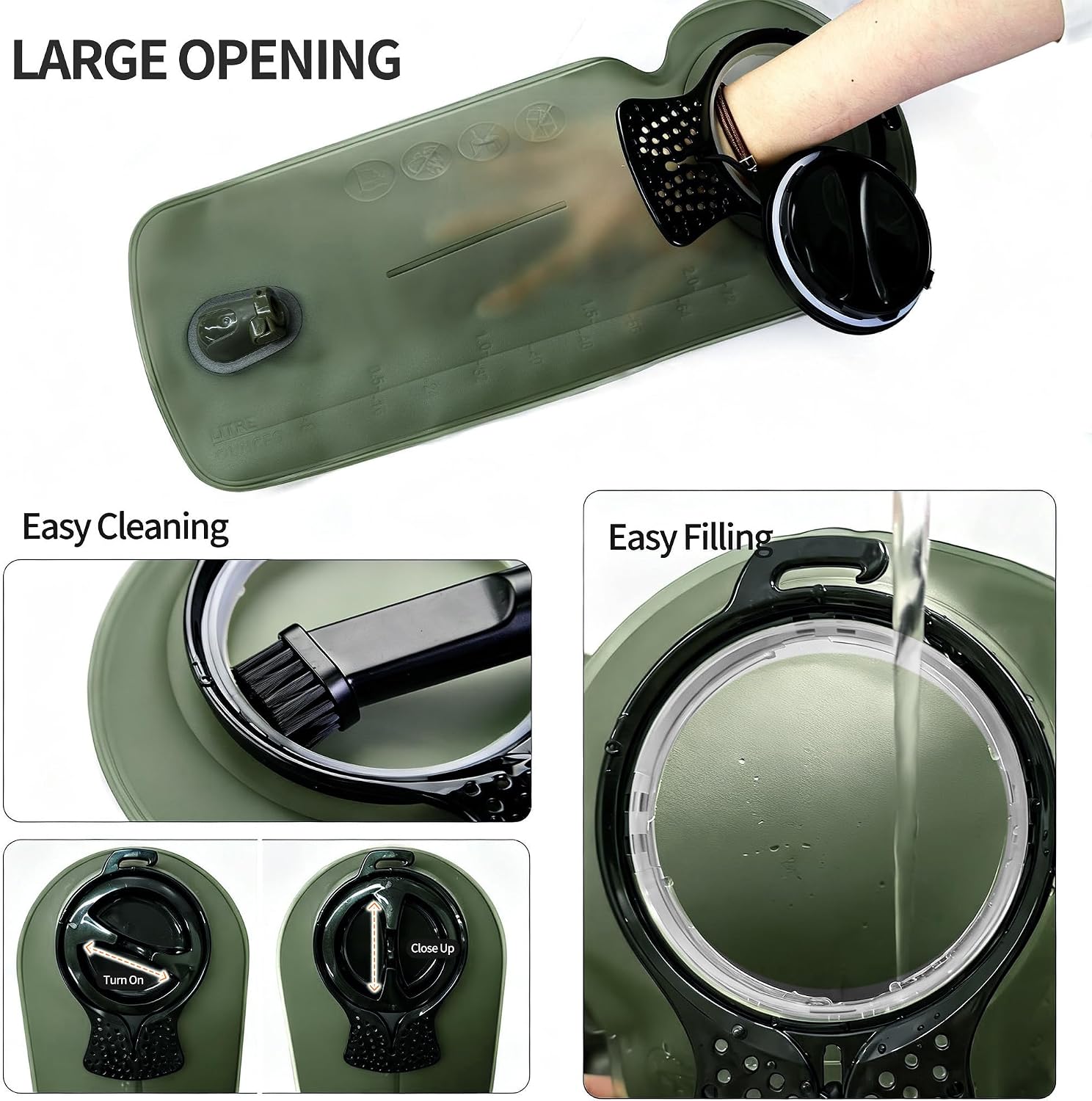 Detalle 2 de Unigear hydration water bladder, BPA free