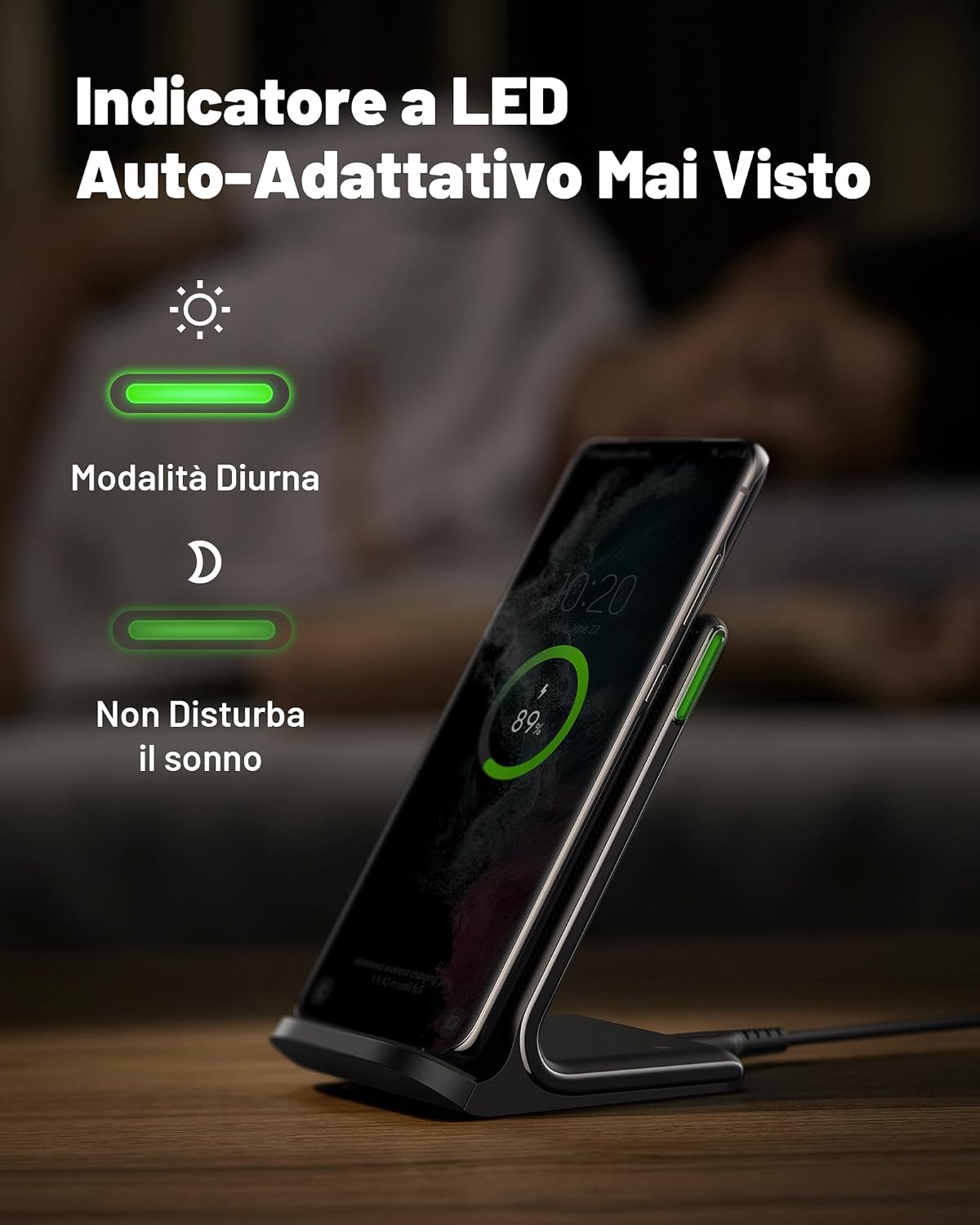 Detalle de INIU 15W Caricatore Wireless per smartphone