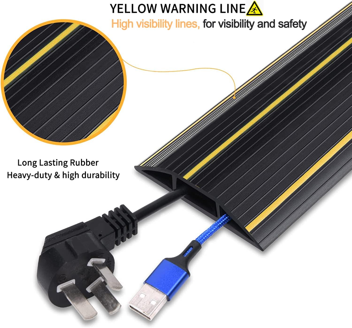 Thumbnail 5 de Cable Cover Floor 3 m heavy-duty cable protector