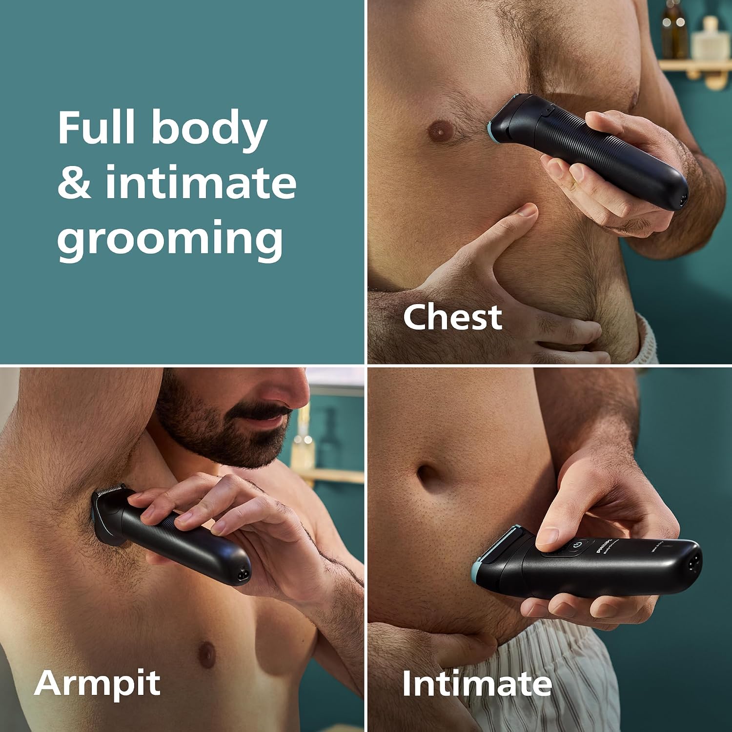 Detalle 2 de Philips Norelco BG5495 Body Groomer 100 minutes 🪒