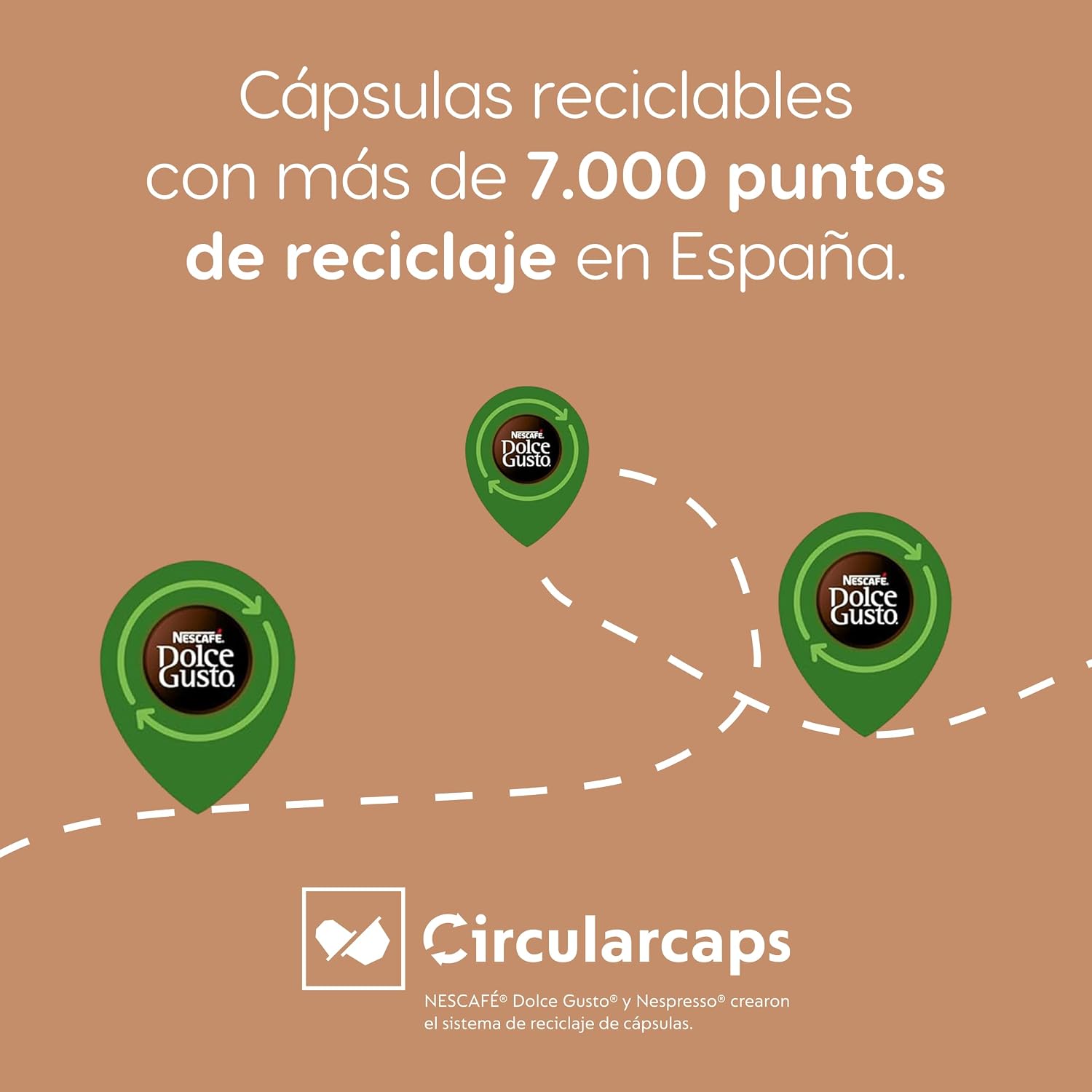 Detalle de NESCAFÉ Dolce Gusto Cortado ☕ 90 cápsulas, notas a almendra tostada
