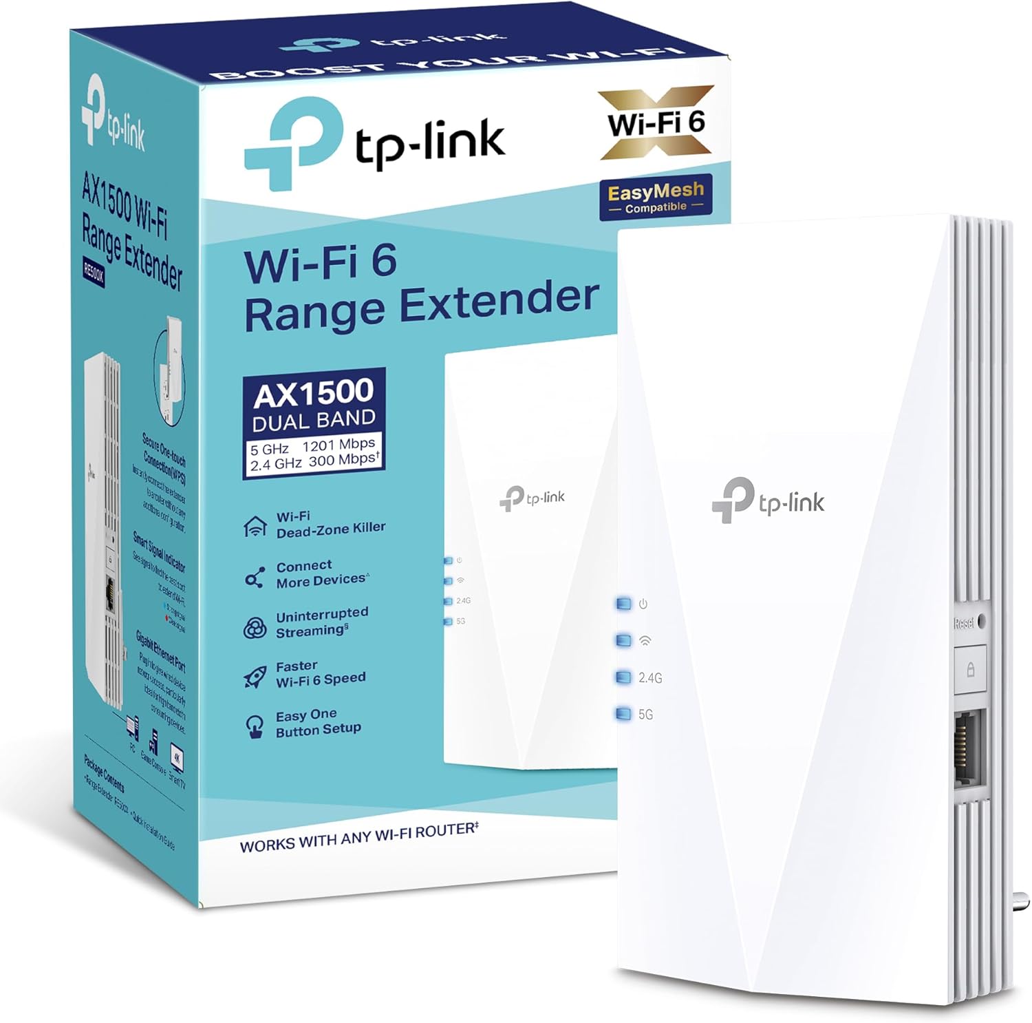 TP-Link RE500X AX1500 repetidor WiFi 6
