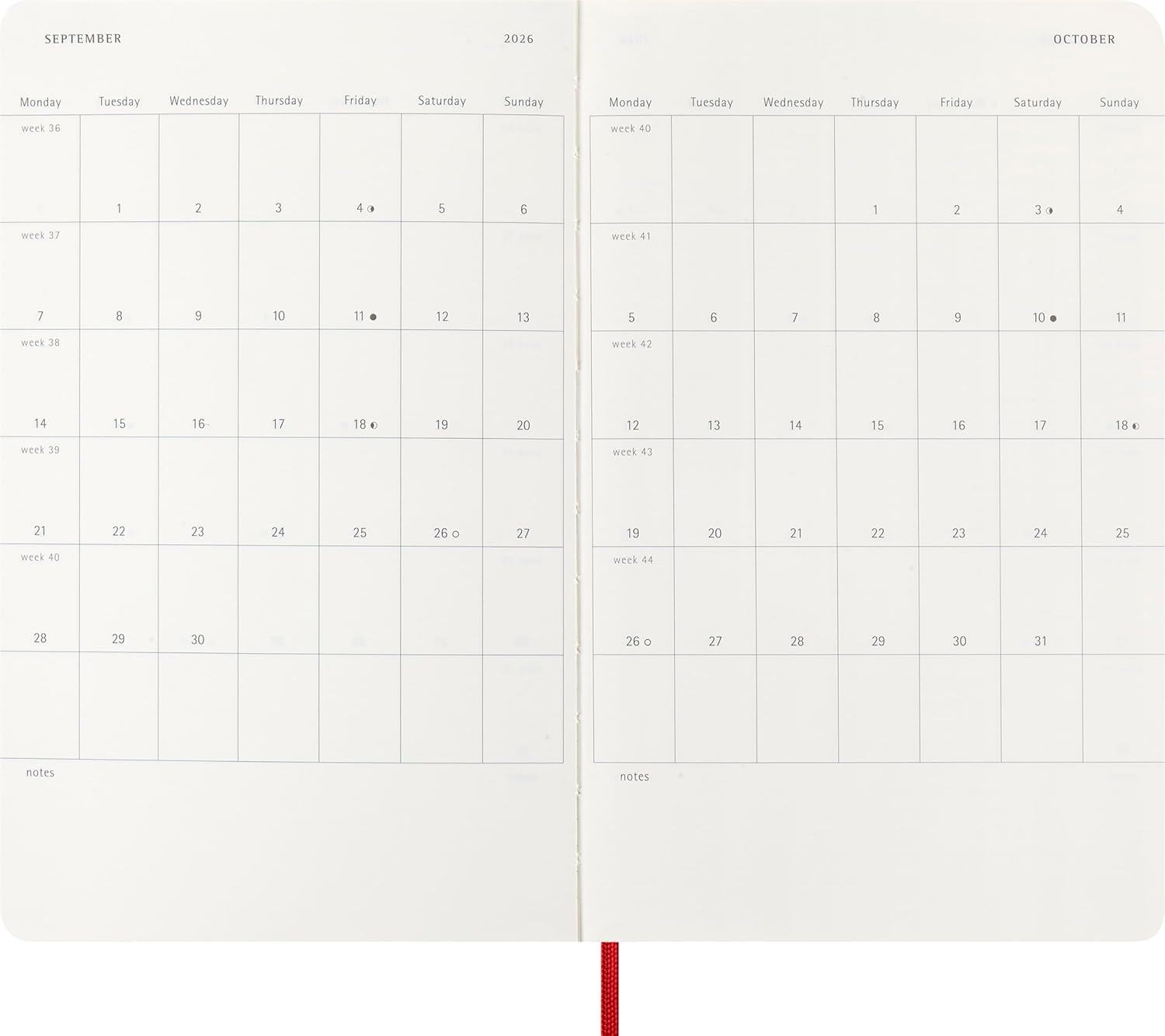 Thumbnail 5 de Moleskine Daily Planner 2026 Large 13x21