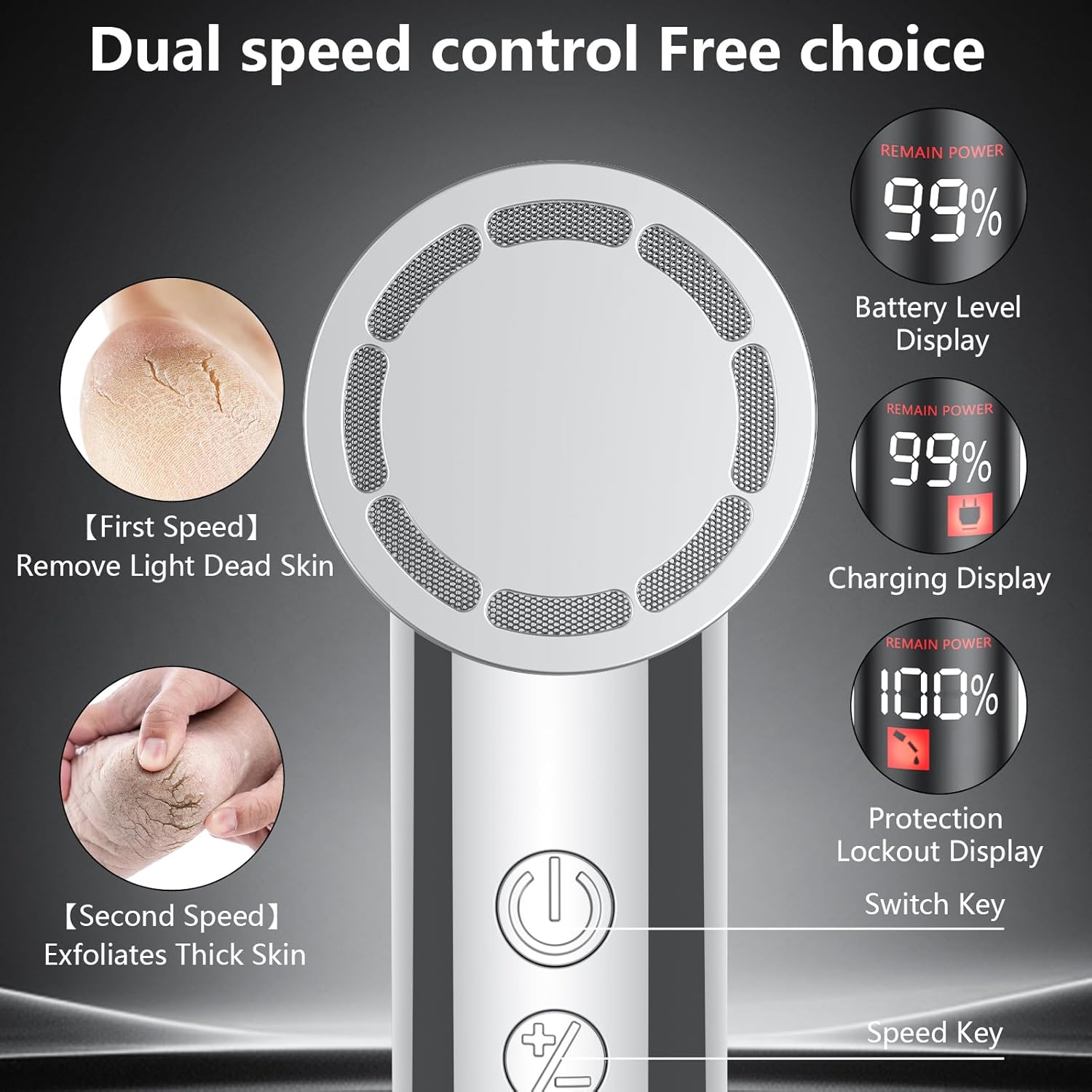 Thumbnail 3 de PKBD Electric Foot File 1200mAh