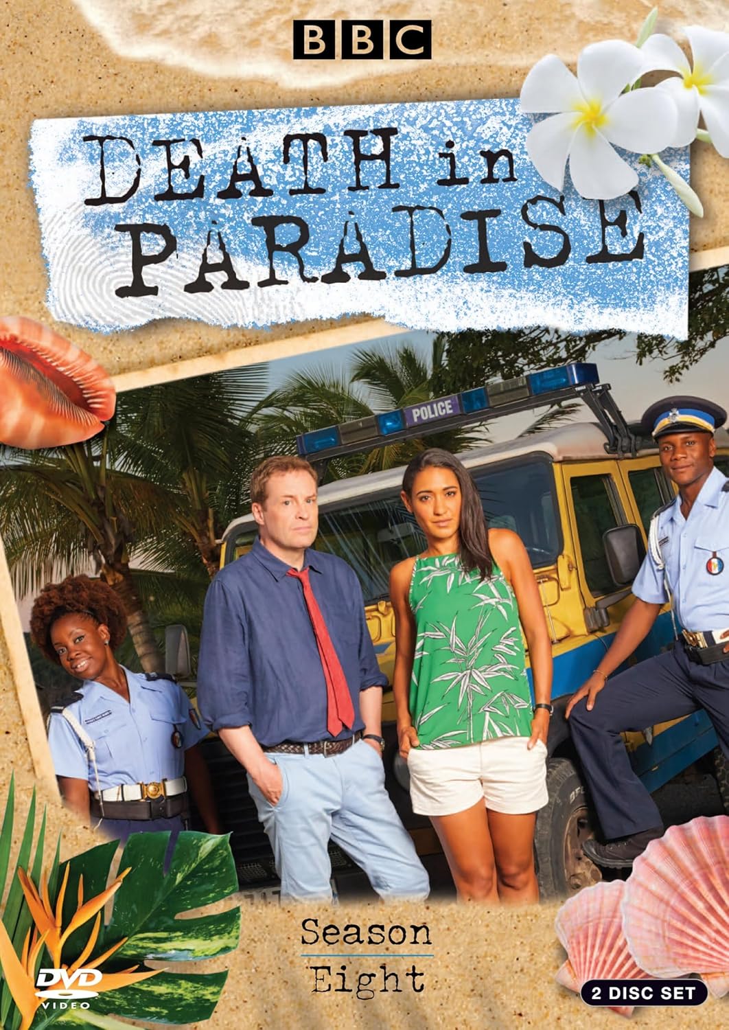 Detalle de Death in Paradise: Season Eight DVD-Video, 2-Disc Set