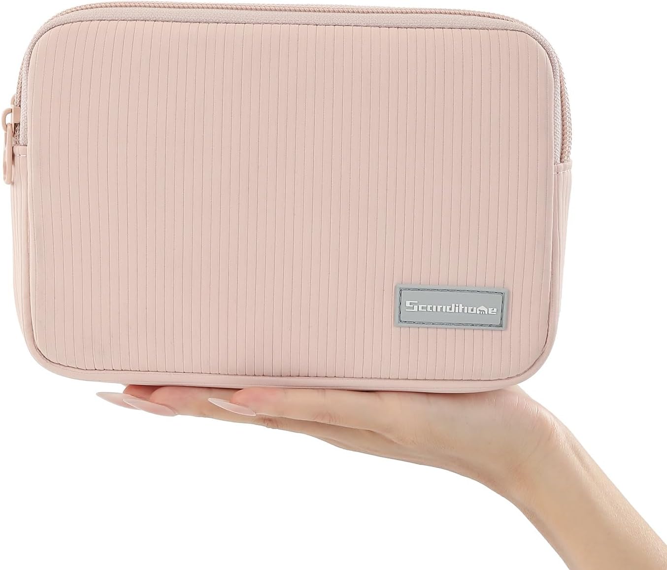 Thumbnail 2 de SEPWIK Travel Makeup Bag: Clear PVC, 180° Wide Opening, Detachable 2-in-1 Toiletry Organizer