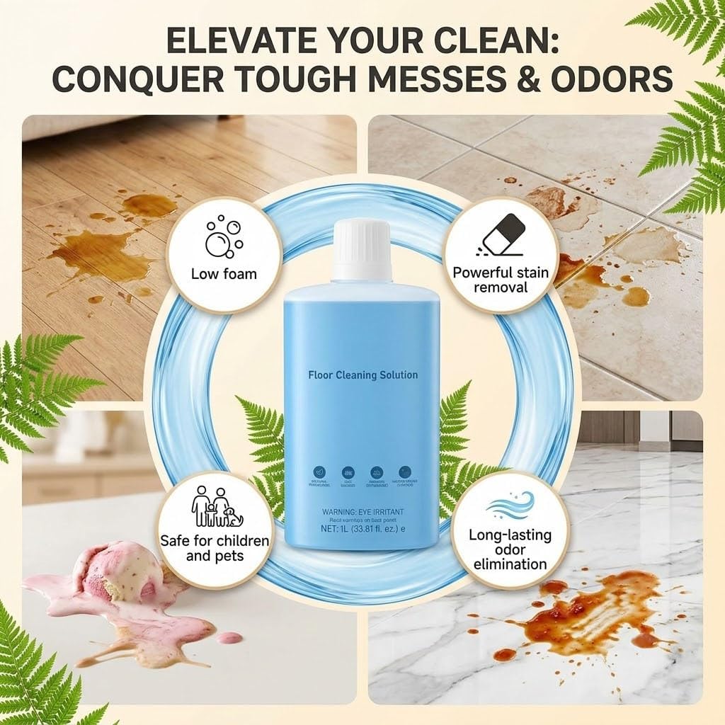 Detalle de 1L Floor Cleaning Fluid Solution for Roborock Mops & Wet Dry Vacuums