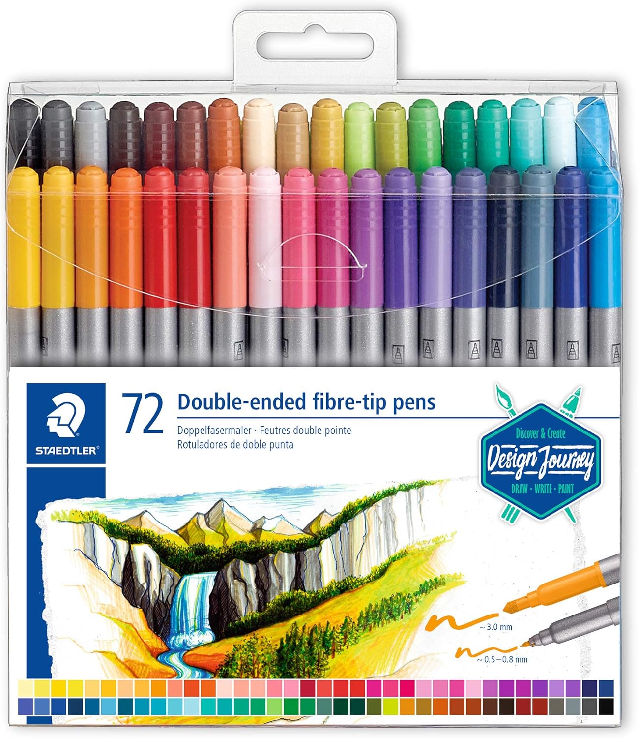Detalle 1 de STAEDTLER Design Journey 3200 TB36 — Rotuladores lettering 36 ✍