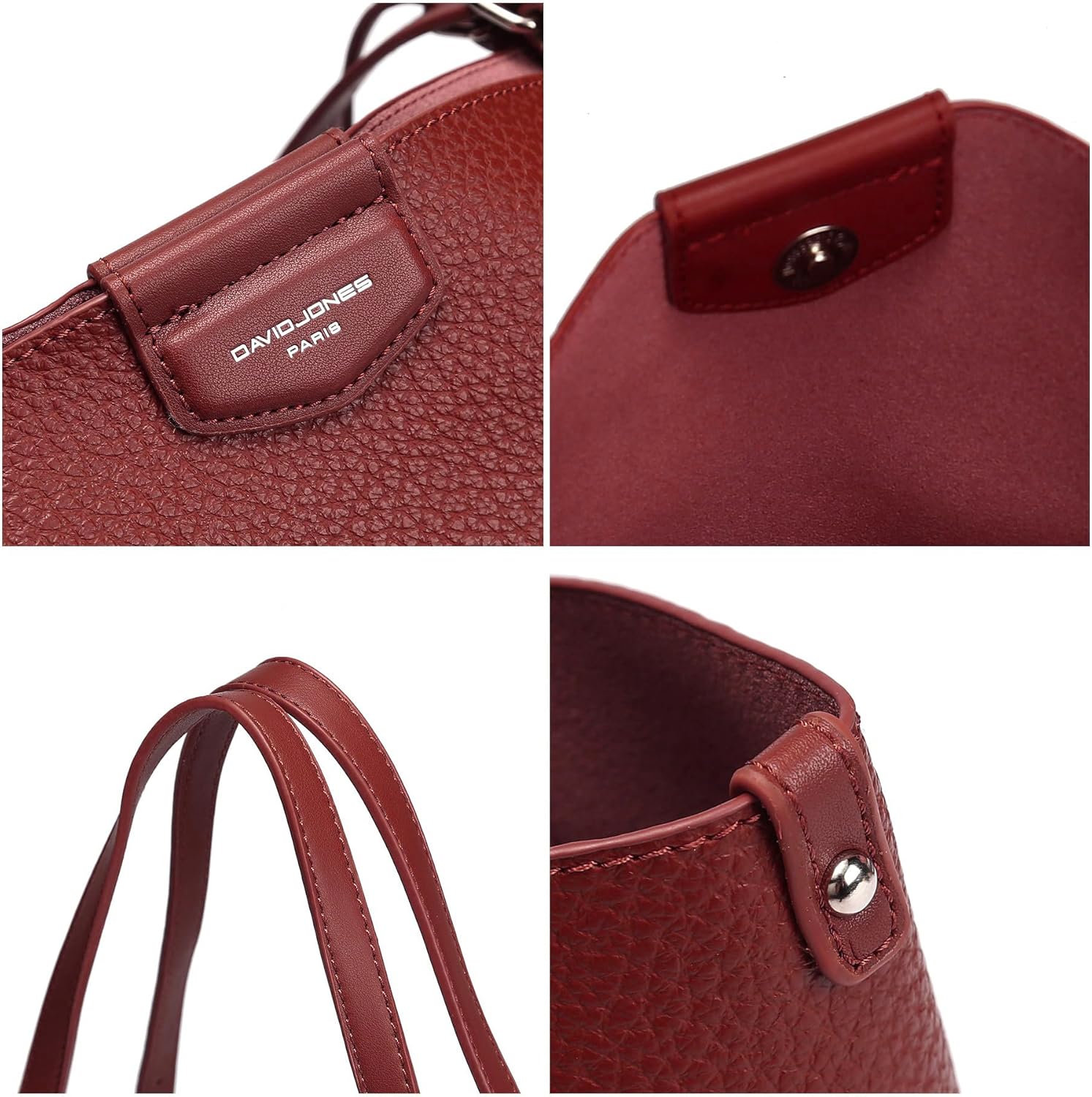 Thumbnail 4 de David Jones Sac cabas A4 rouge