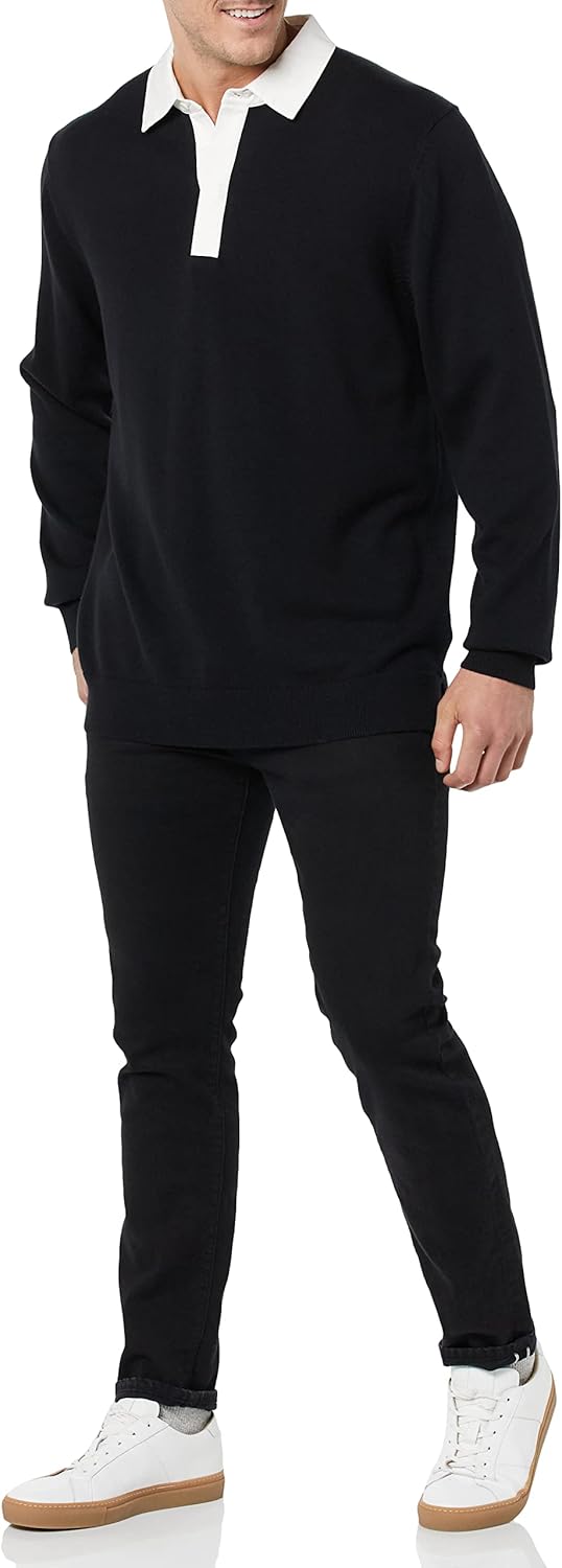 Thumbnail 2 de Amazon Essentials men’s rugby sweater for smart-casual layering