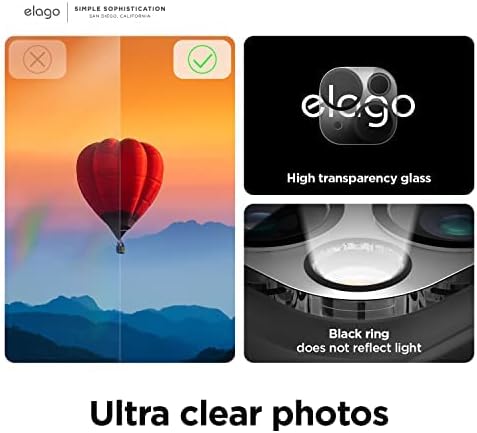 Thumbnail 1 de elago Templado Vidrio + Protector Cámara iPhone 14/14 Plus