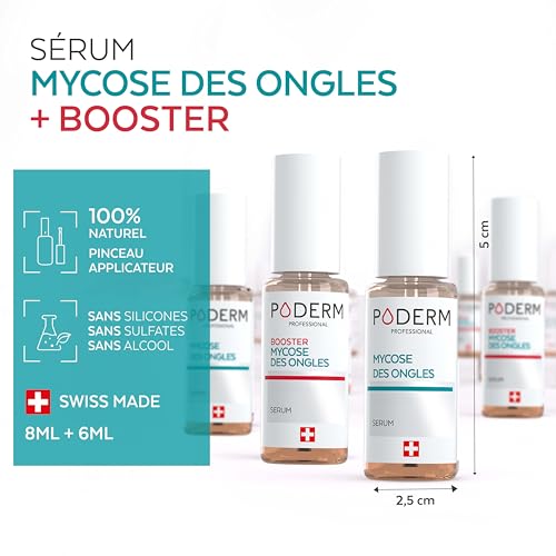 Thumbnail 3 de PODERM 2en1 Traitement Mycose Ongles des Pieds – Duo Sérum & Booster