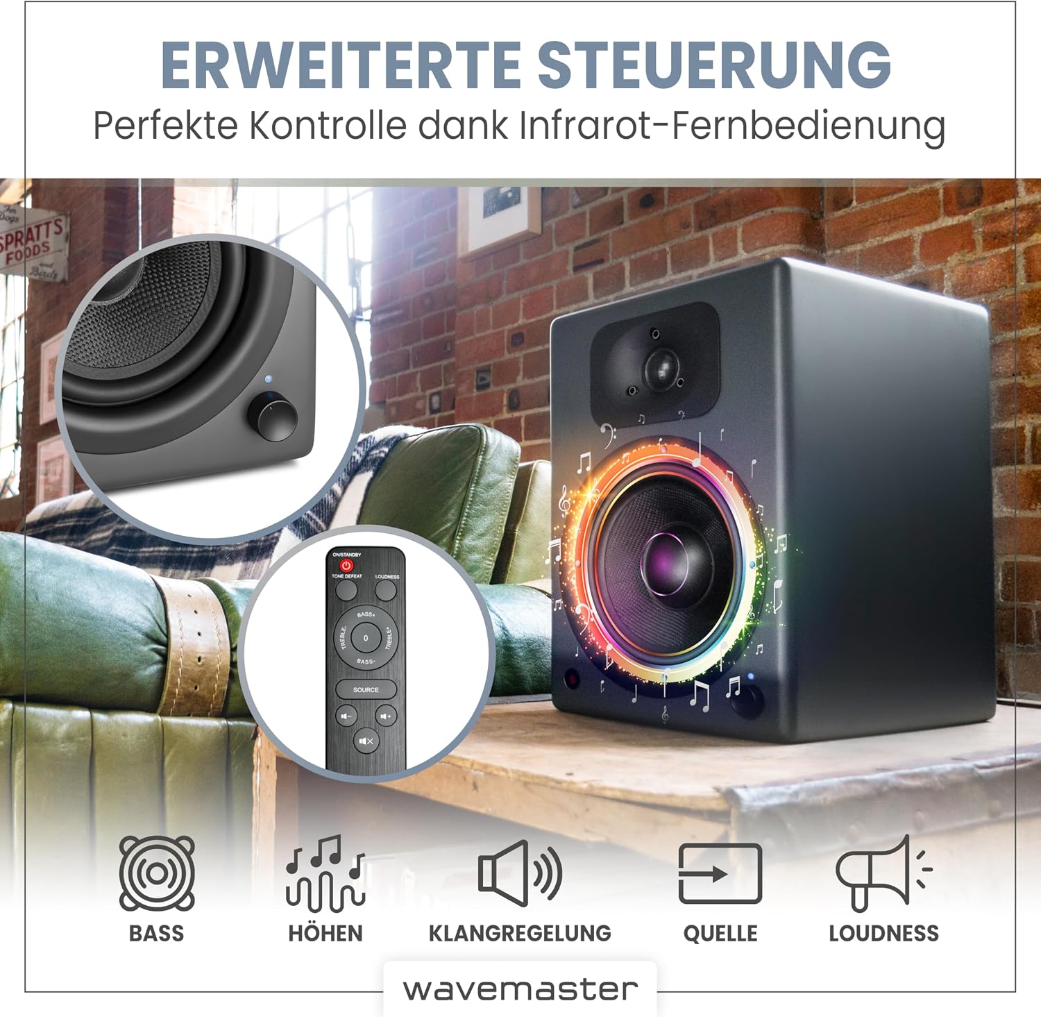 Thumbnail 6 de wavemaster TWO NEO Regallautsprecher 60 W