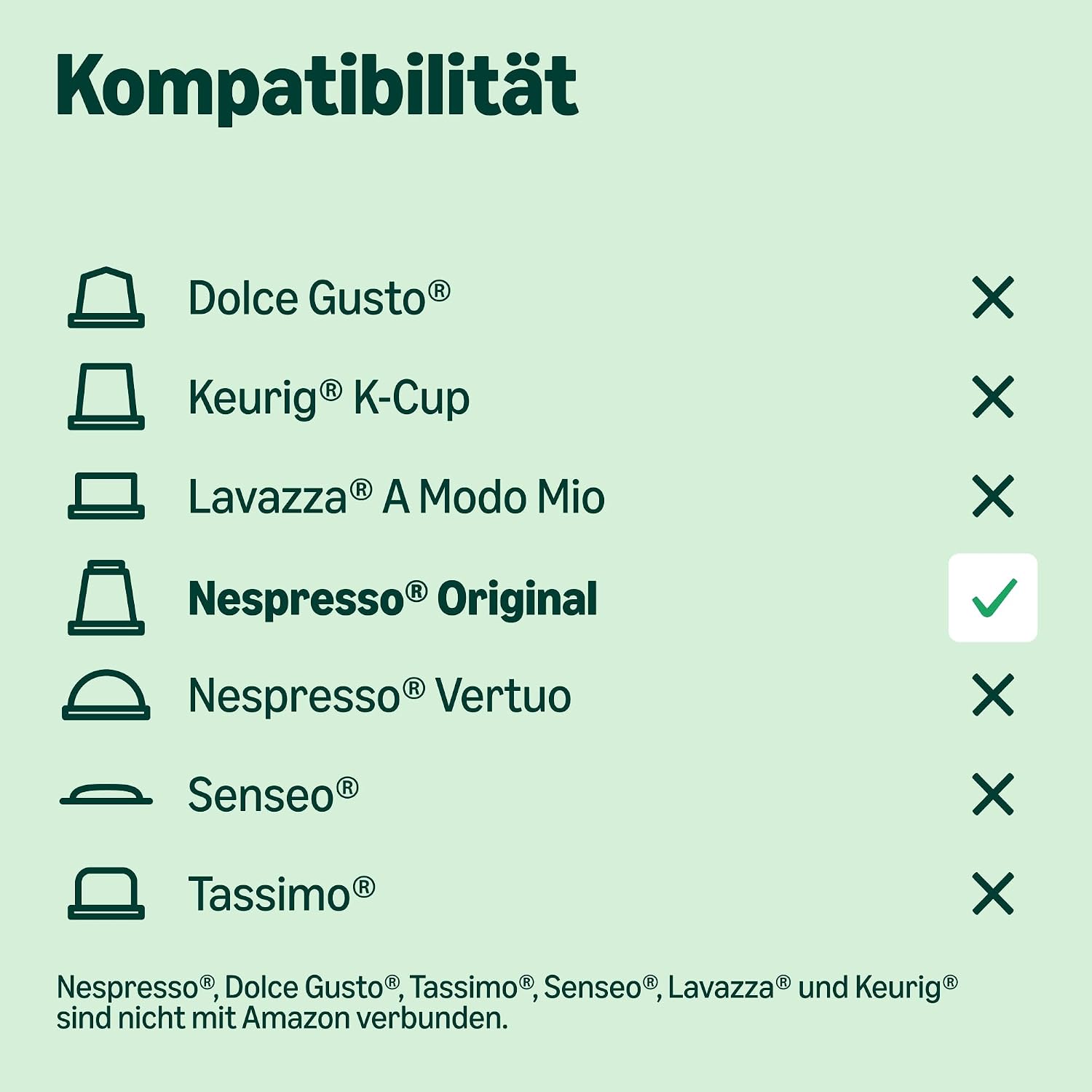 Detalle 2 de by Amazon Light Espresso 100er-Packung