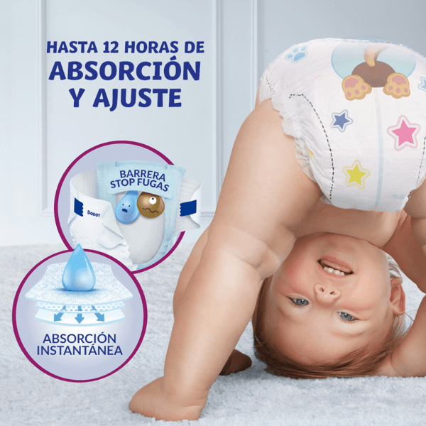 Detalle de Dodot Pañales Activity Extra T3+ (7-11 Kg) 2x60 uds