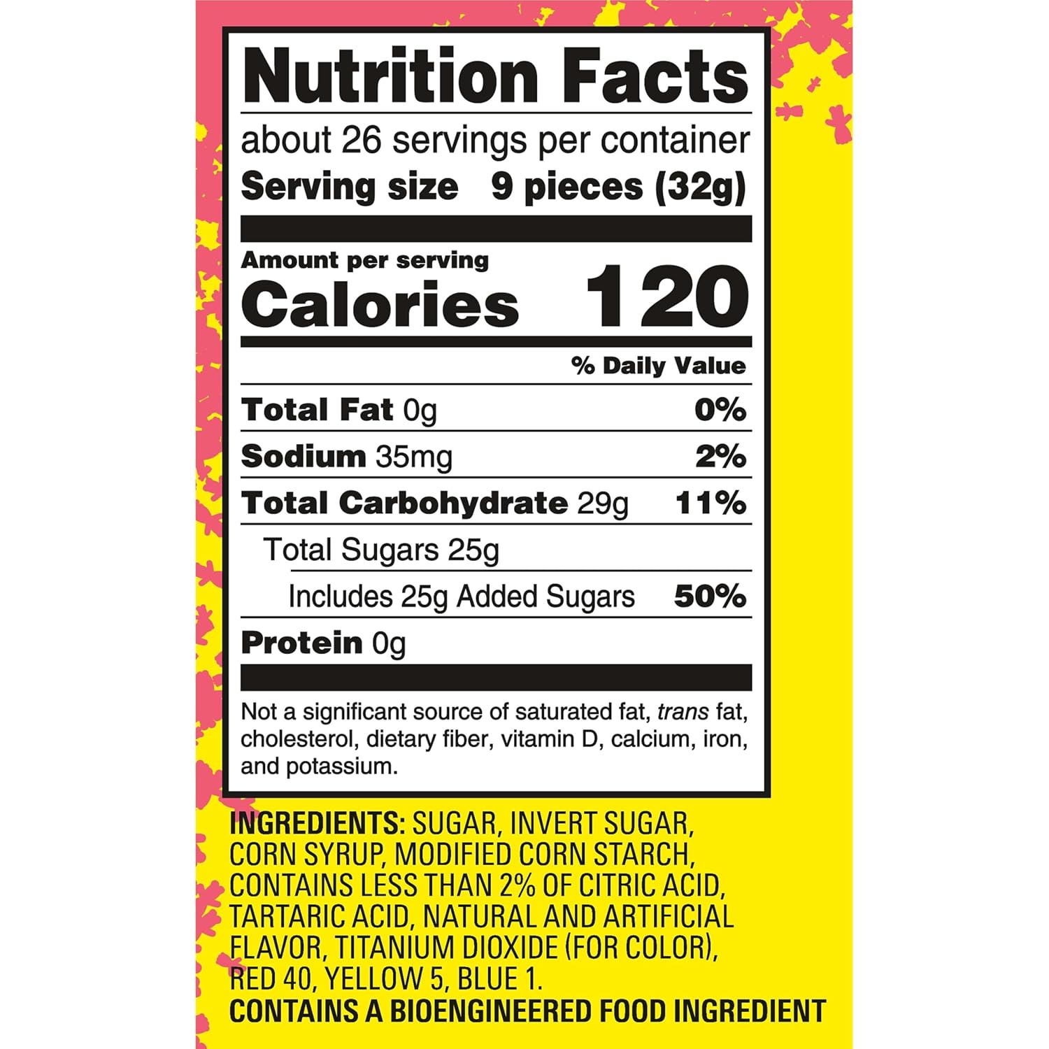 Detalle 2 de SOUR PATCH KIDS Watermelon Soft & Chewy Gummy Candy, 1.8 lb Family Size