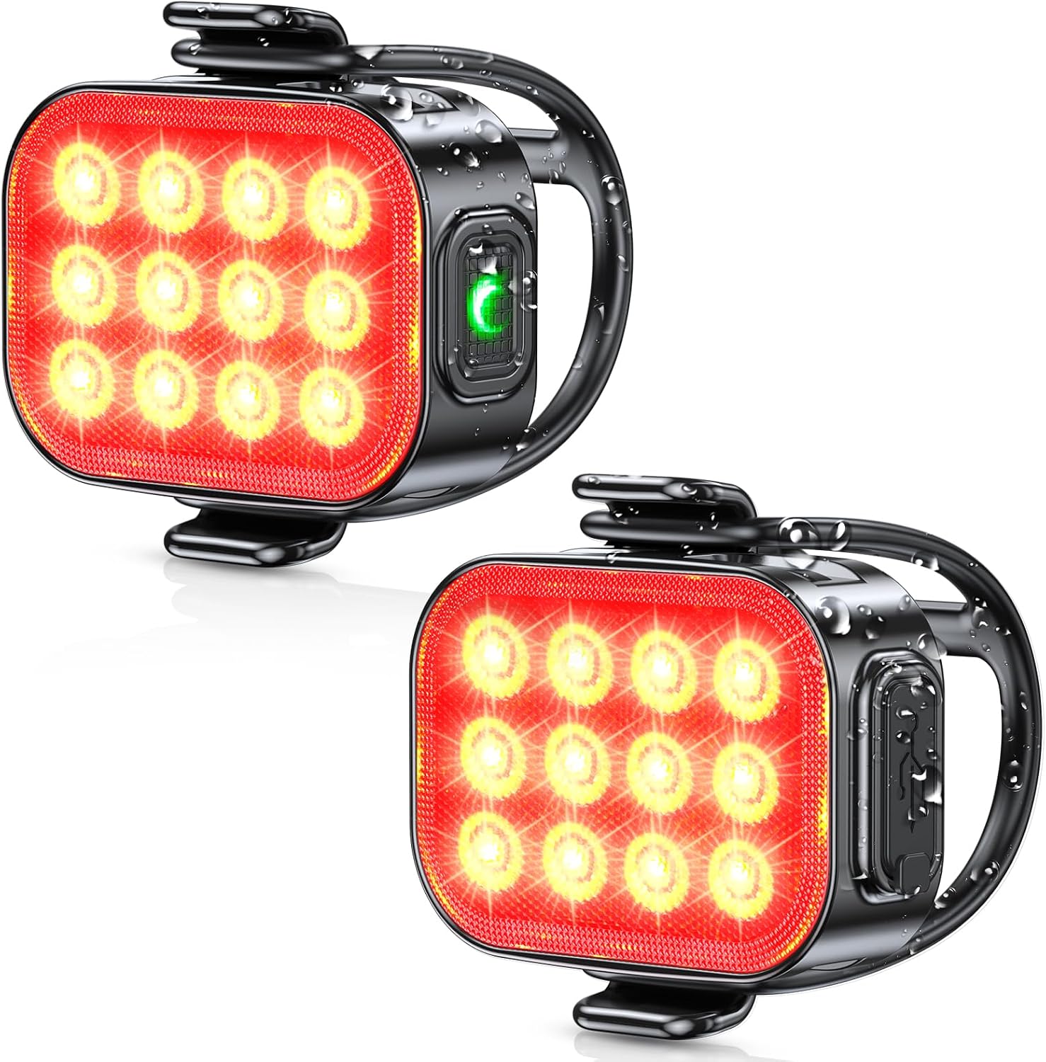 Detalle de ISEYOU LED bike tail light 6 modes