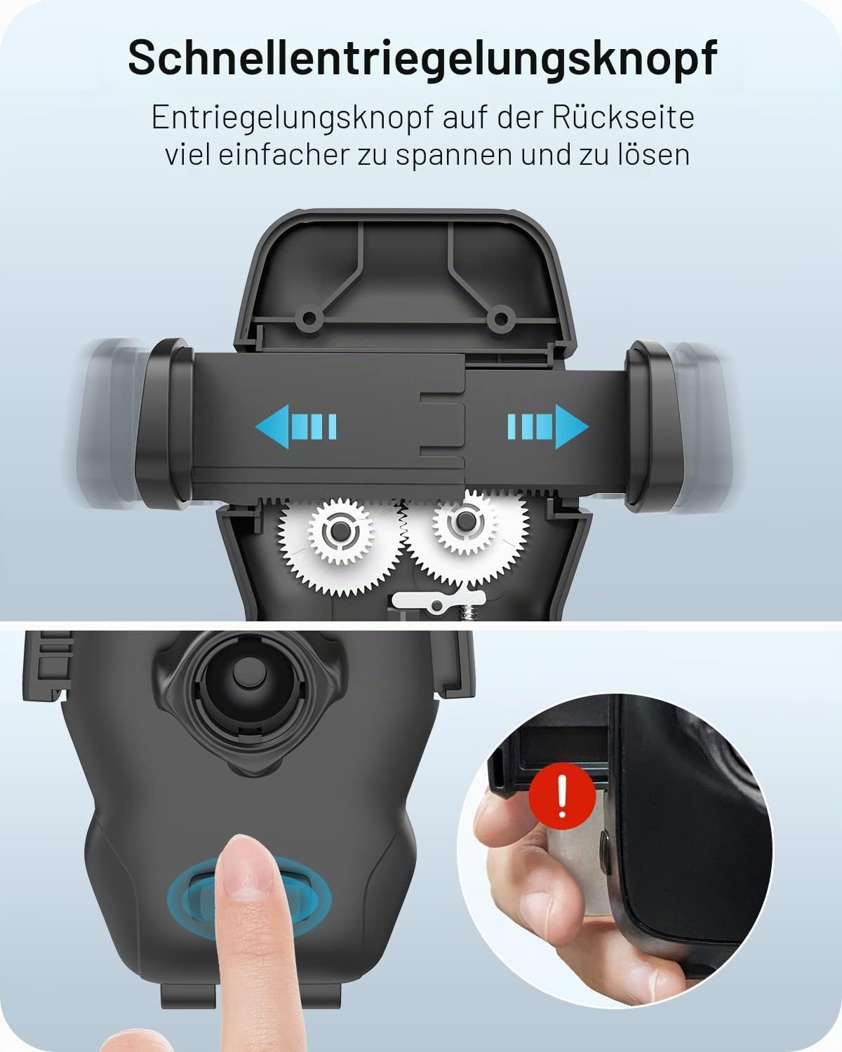 Thumbnail 2 de APPS2Car Universal Auto-Halterung mit Saugnapf und 33 cm Schwanenhals (360°) für Smartphone