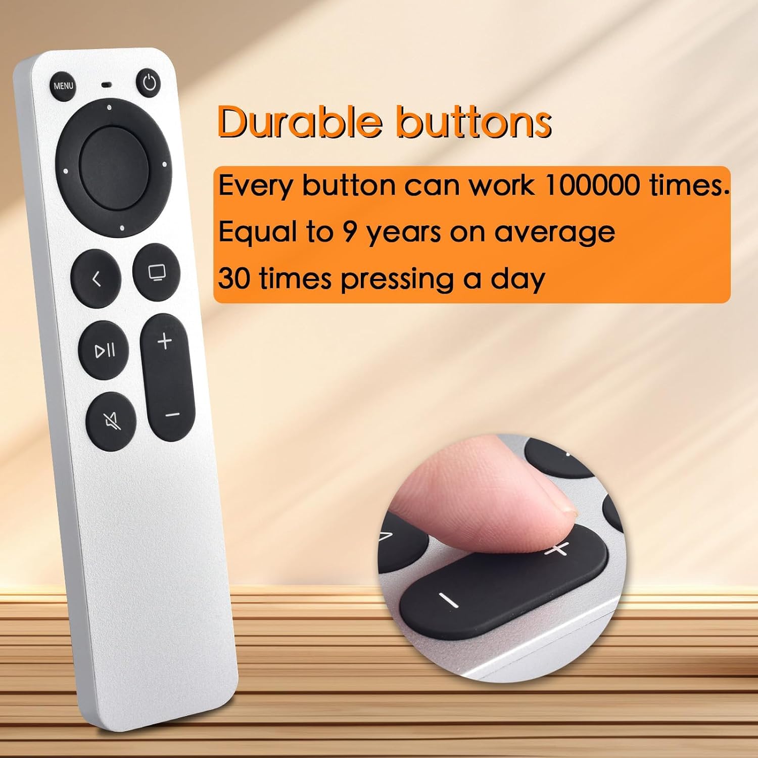 Detalle 2 de Replacement Remote Control for All Apple TVs (IR) — Apple TV 4K/HD Gen 1–4