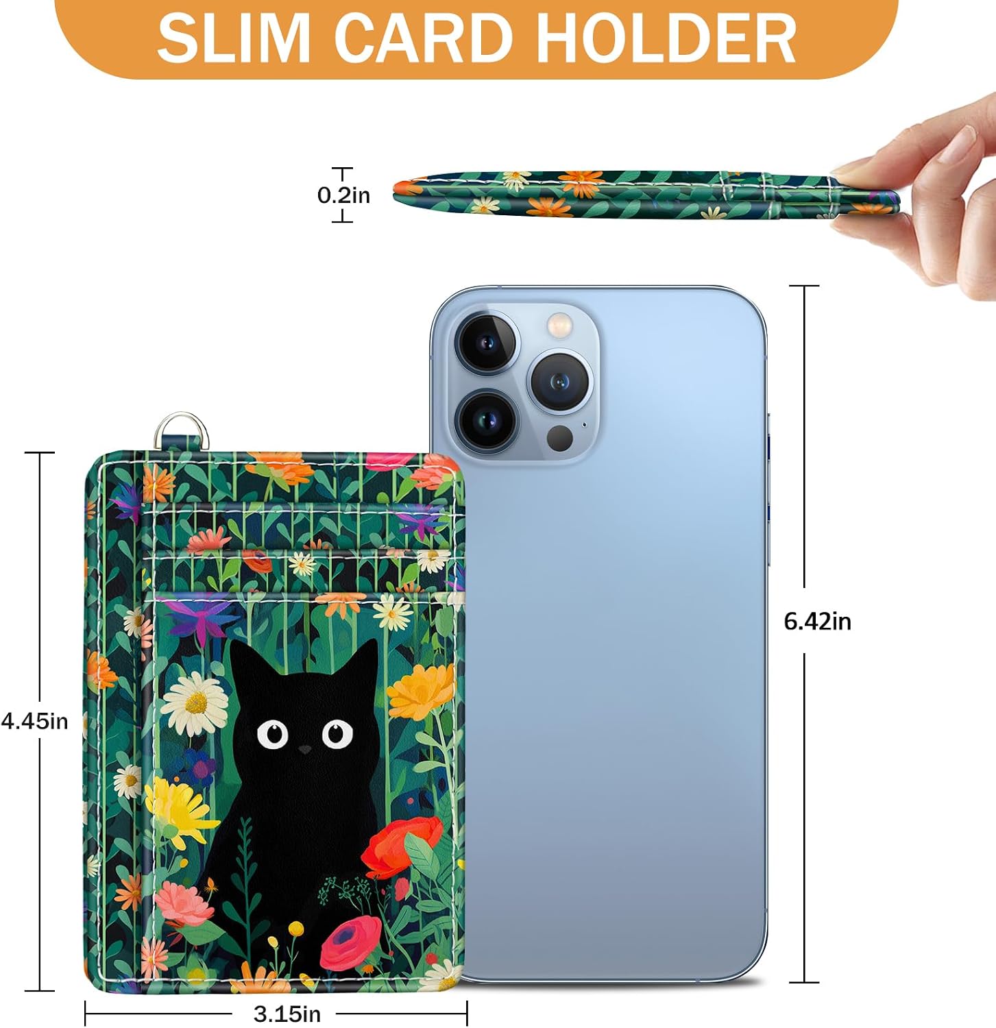 Detalle de Yonlevres Cat Card Holder, 6 Slots