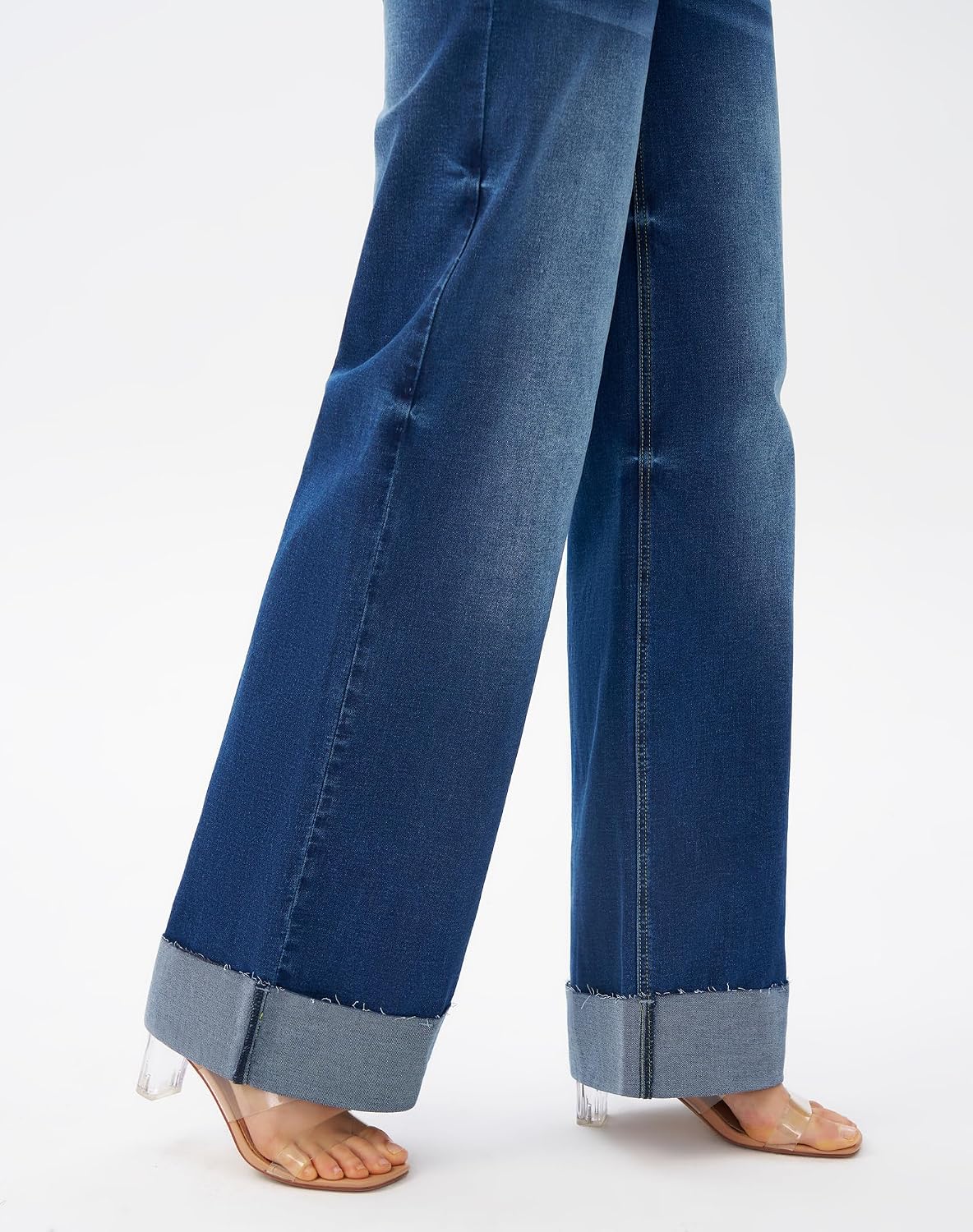 Thumbnail 5 de roswear Women's High Waisted Wide Leg Jeans