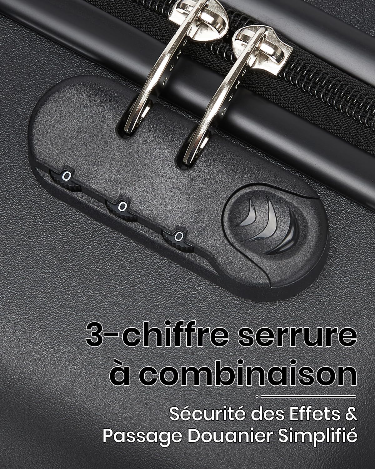 Thumbnail 2 de Kono Valise cabine 55x40x20 cm – 34 L en ABS+PC, 4 roues silencieuses et serrure extérieure