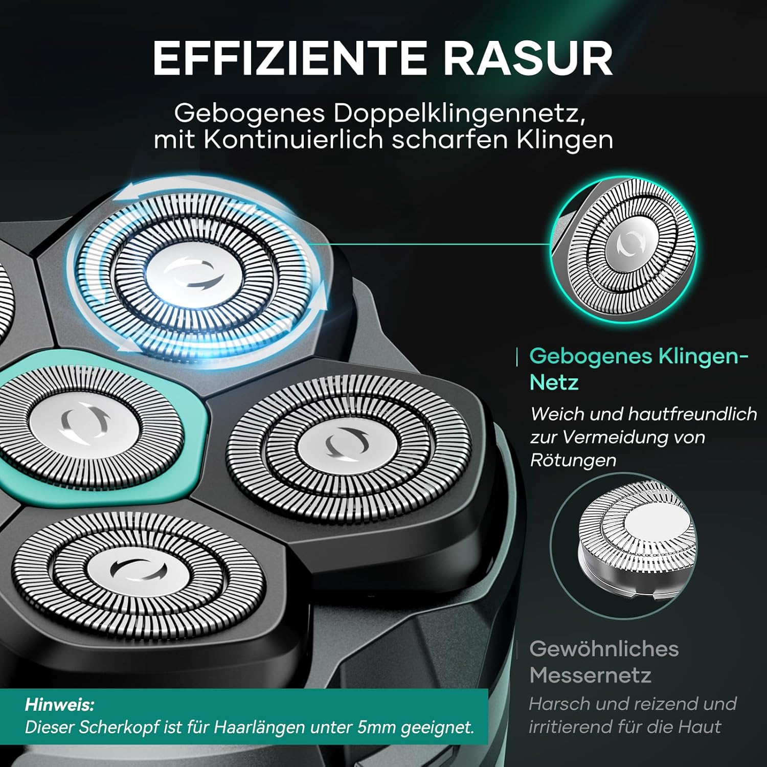 Thumbnail 1 de kensen Ersatzrasierkopf 6D Kopfrasierer
