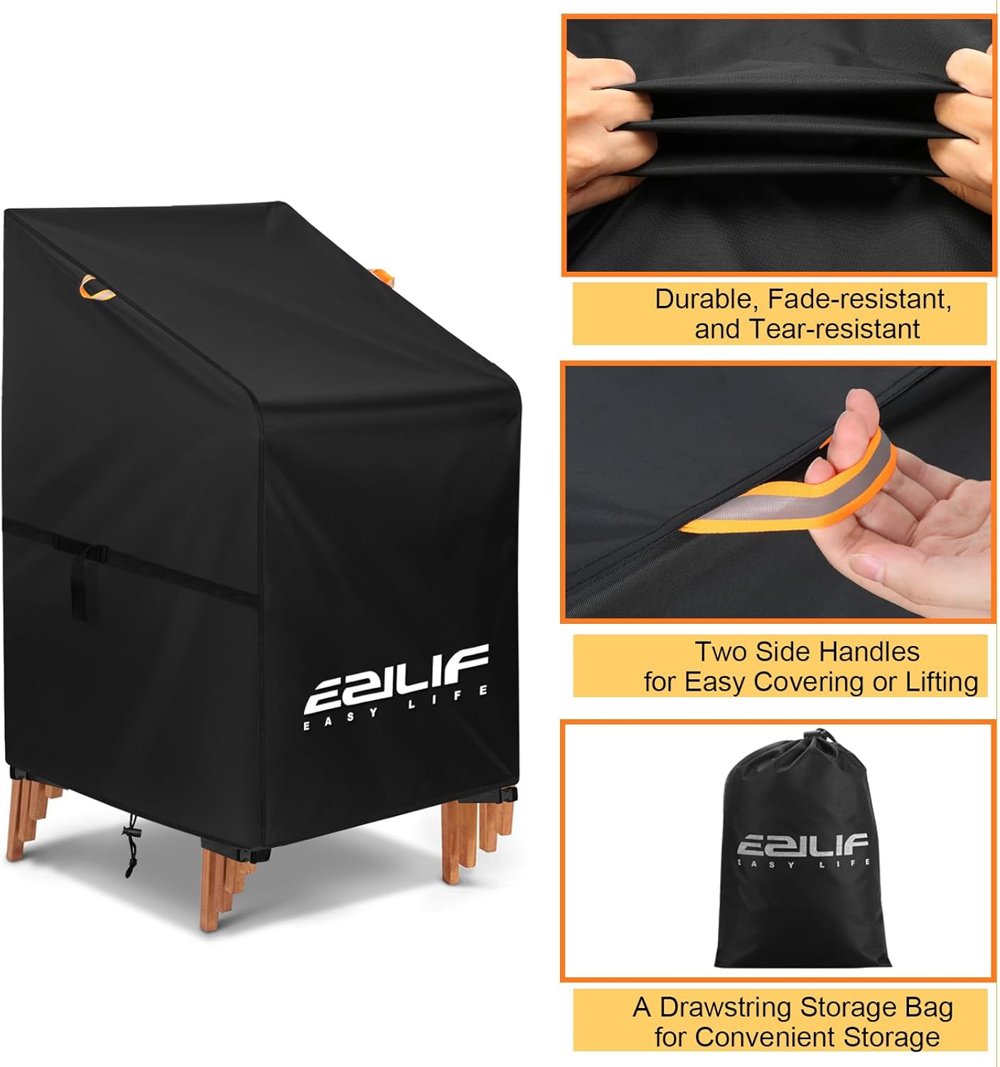 Detalle 1 de Ezilif 420D garden chair covers 70x90x80