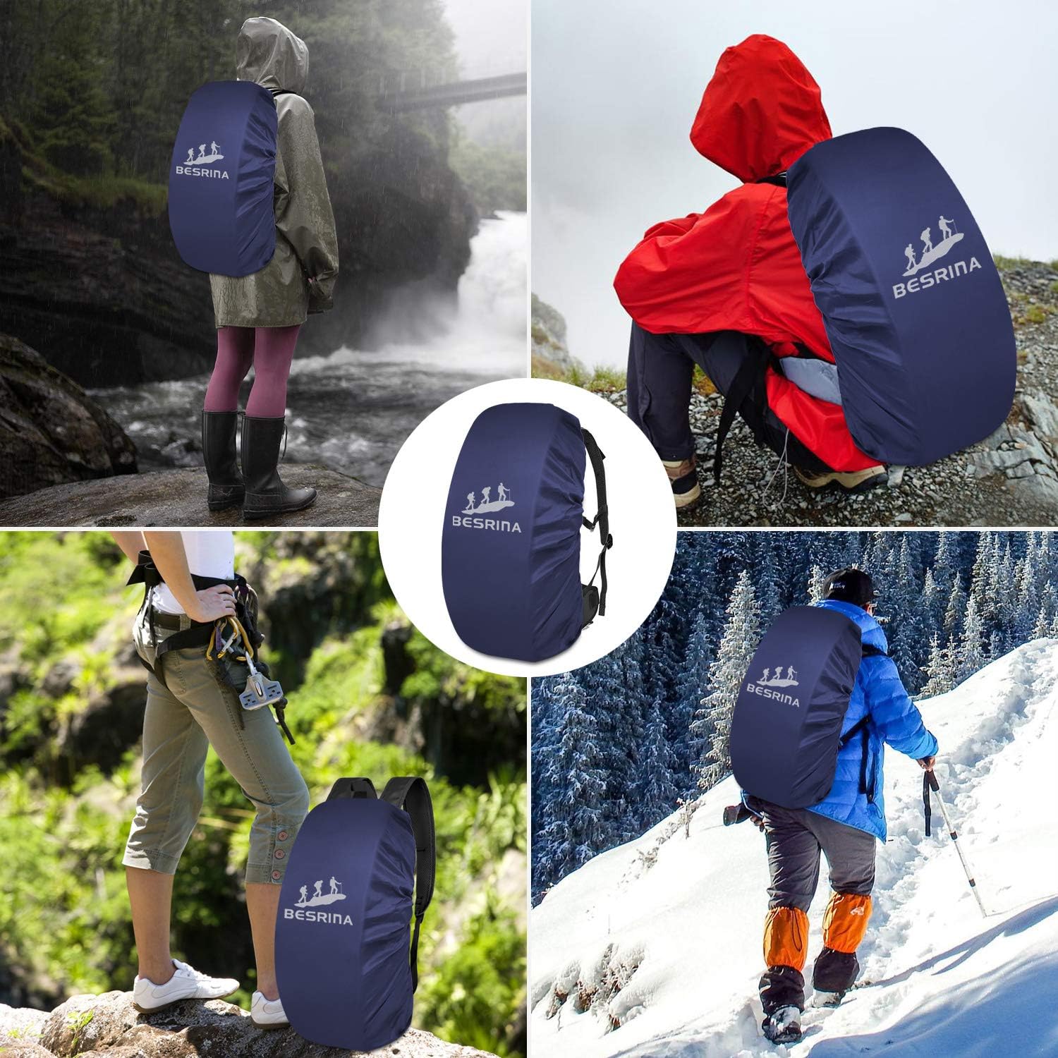 Thumbnail 6 de Besrina Rain Cover for 15 to 90L