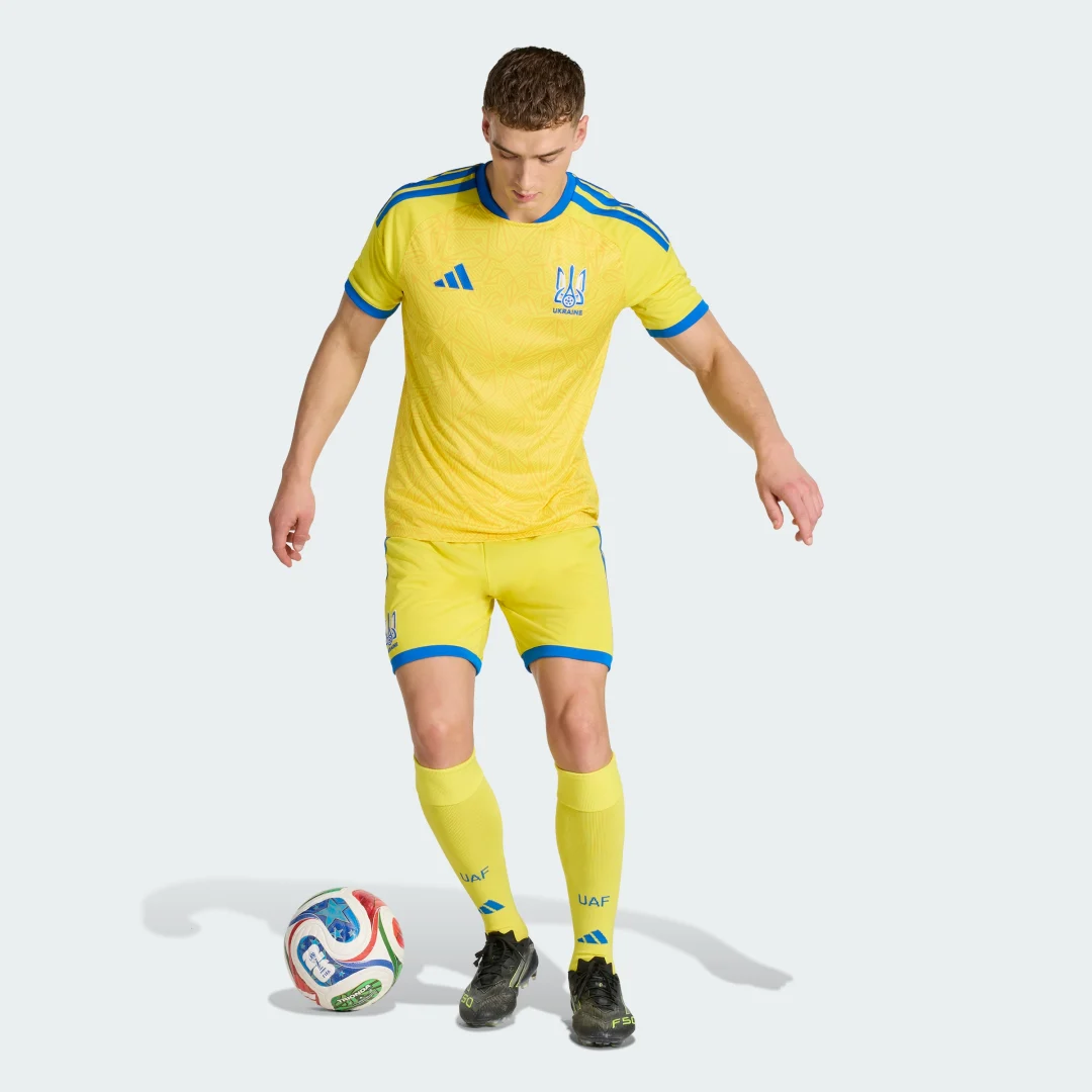 Thumbnail 2 de Camiseta primera equipación Ucrania 26 de Adidas – Amarillo