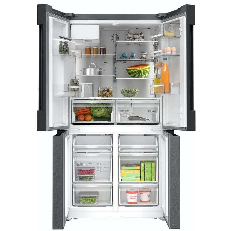 Thumbnail 3 de Bosch KFI96AXEA No Frost 183 cm: frigorífico americano de 574 L, Negro Inox, WiFi