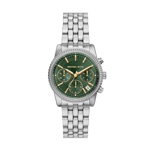 Detalle de Michael Kors Bryant Women's 35MM Silver-Tone Stainless Steel Watch, MK7583